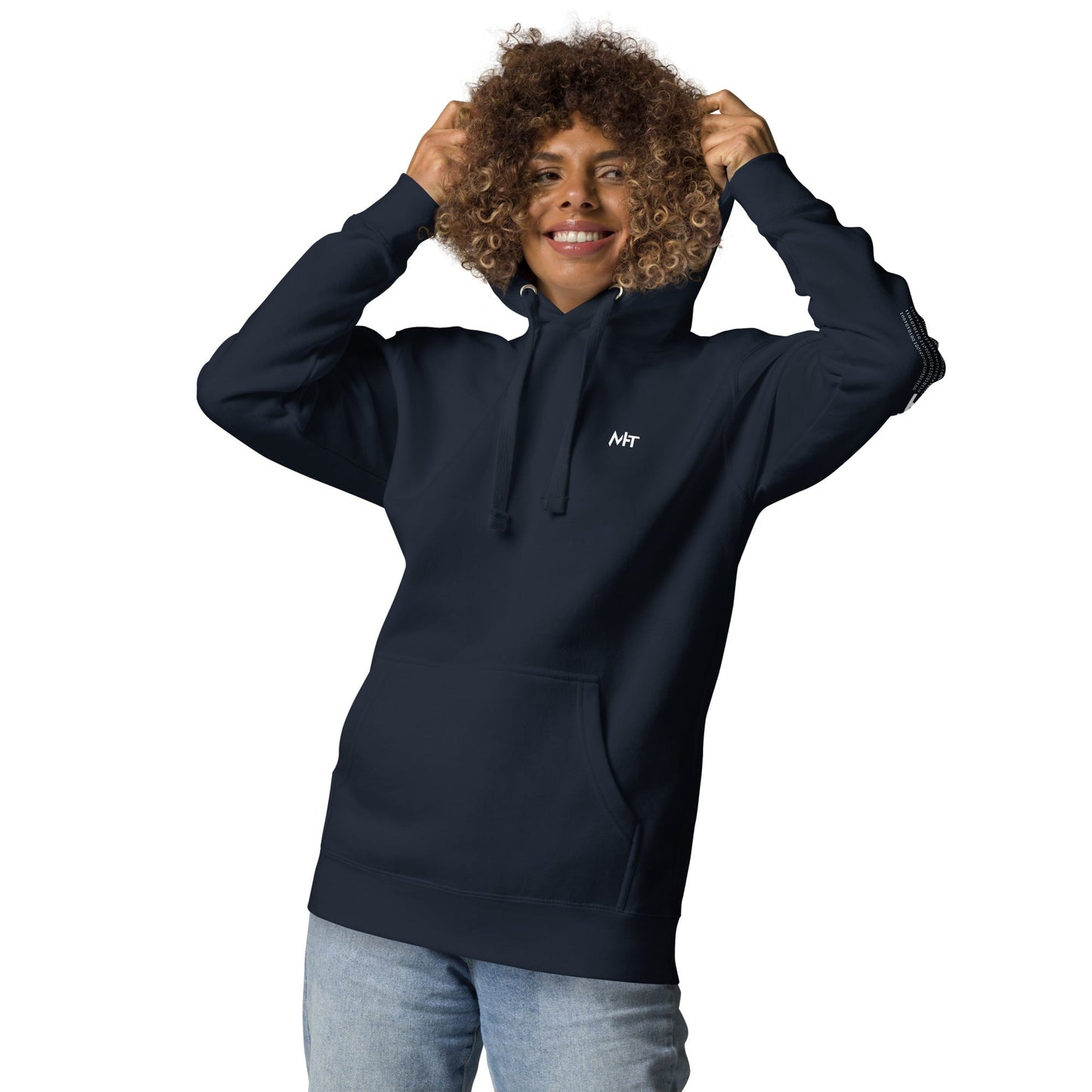 *Silly Boys* : BTC is for Girls - Unisex Hoodie ( Back Print ) by DarkByteGear