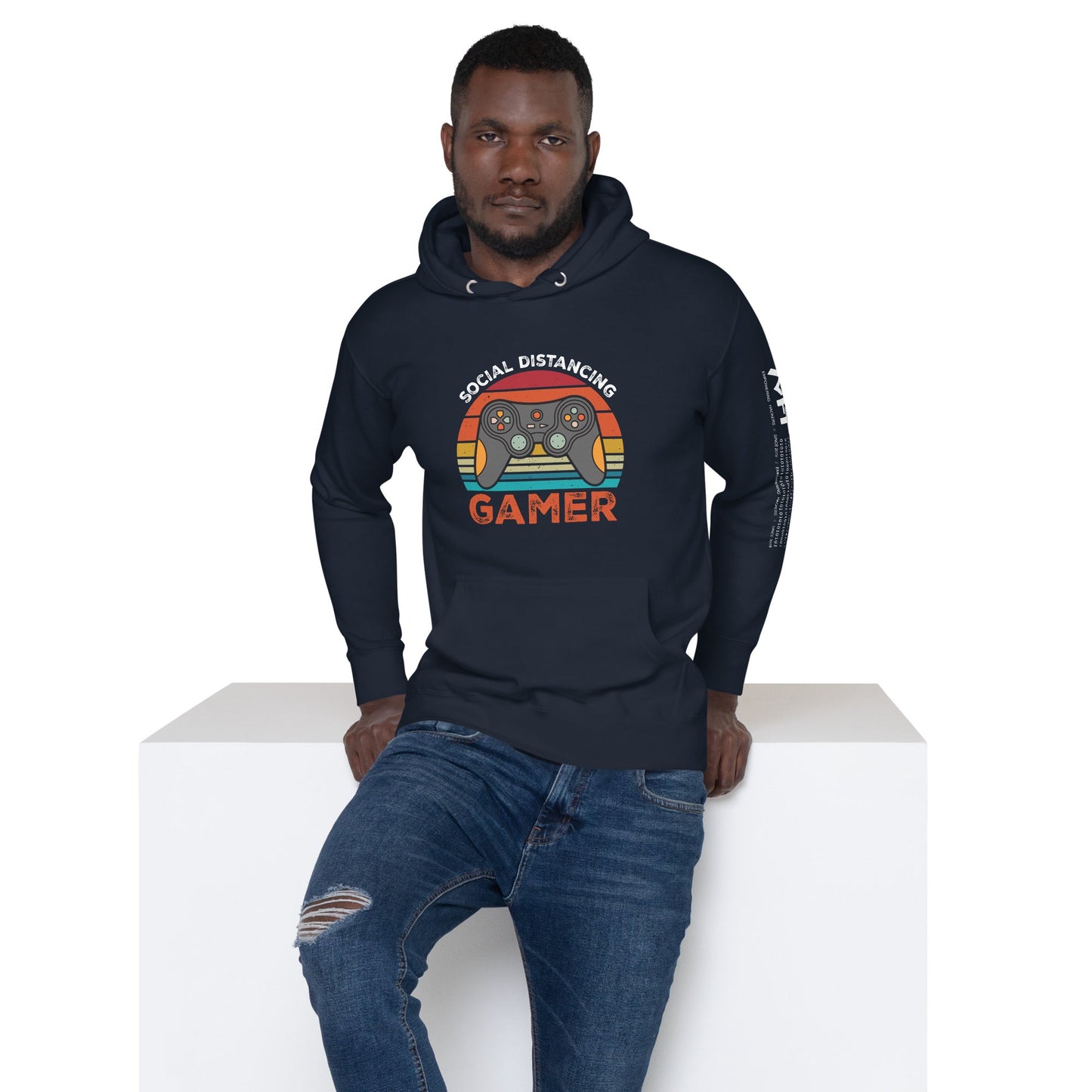 Social Distancing Gamer - Unisex Hoodie by DarkByteGear