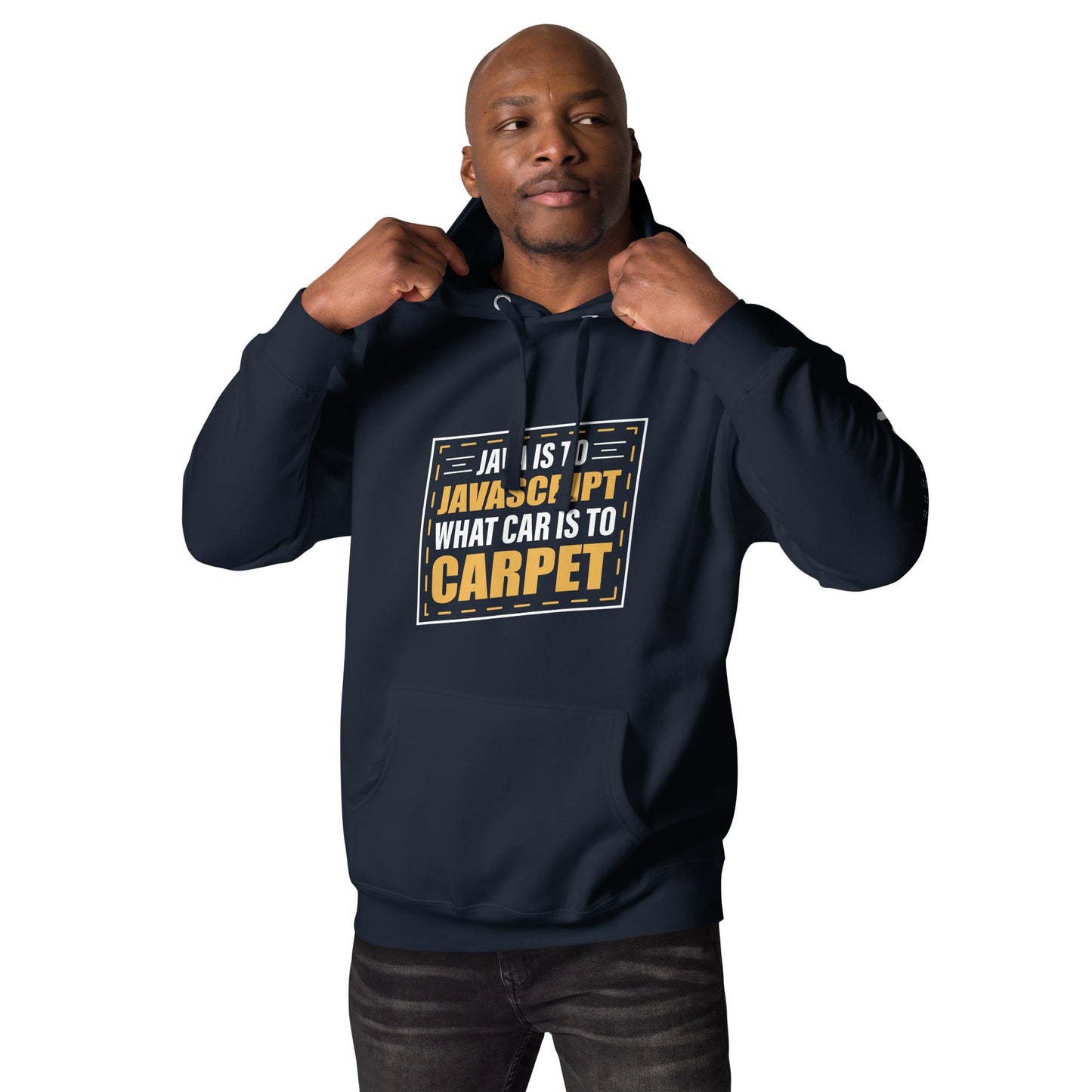 Java is to JavaScript - Unisex Hoodie by DarkByteGear