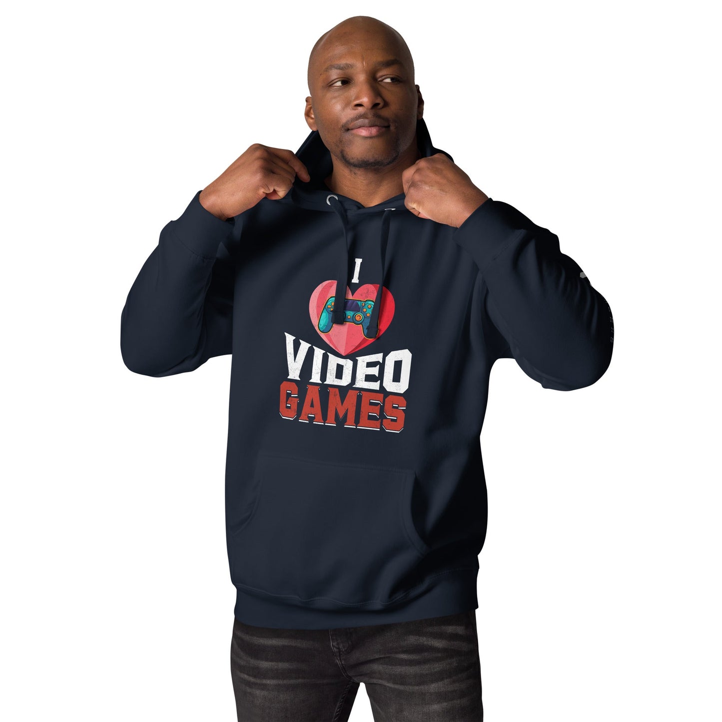 I love Video Games - Unisex Hoodie by DarkByteGear