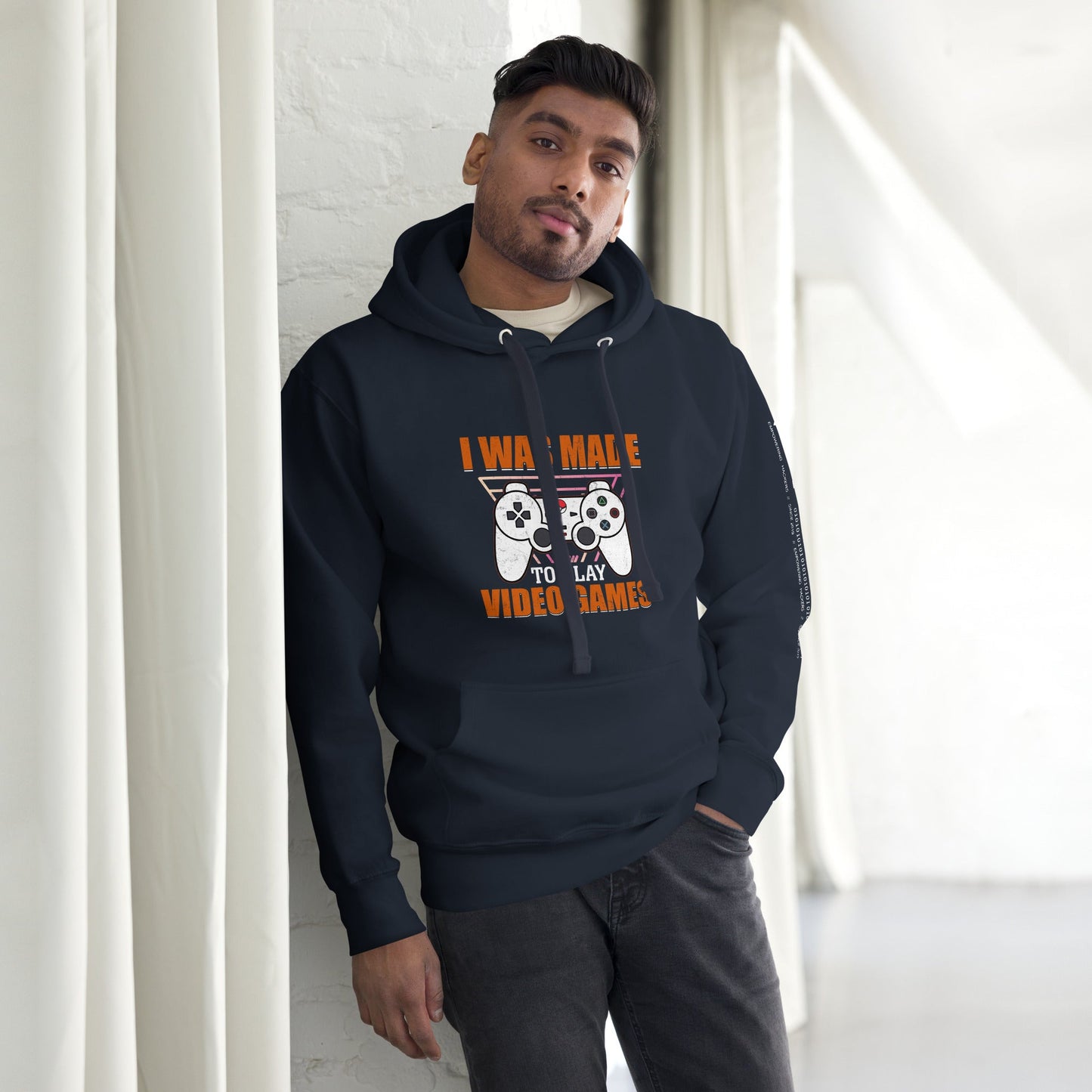 I was Made to Play Video Games - Unisex Hoodie by DarkByteGear