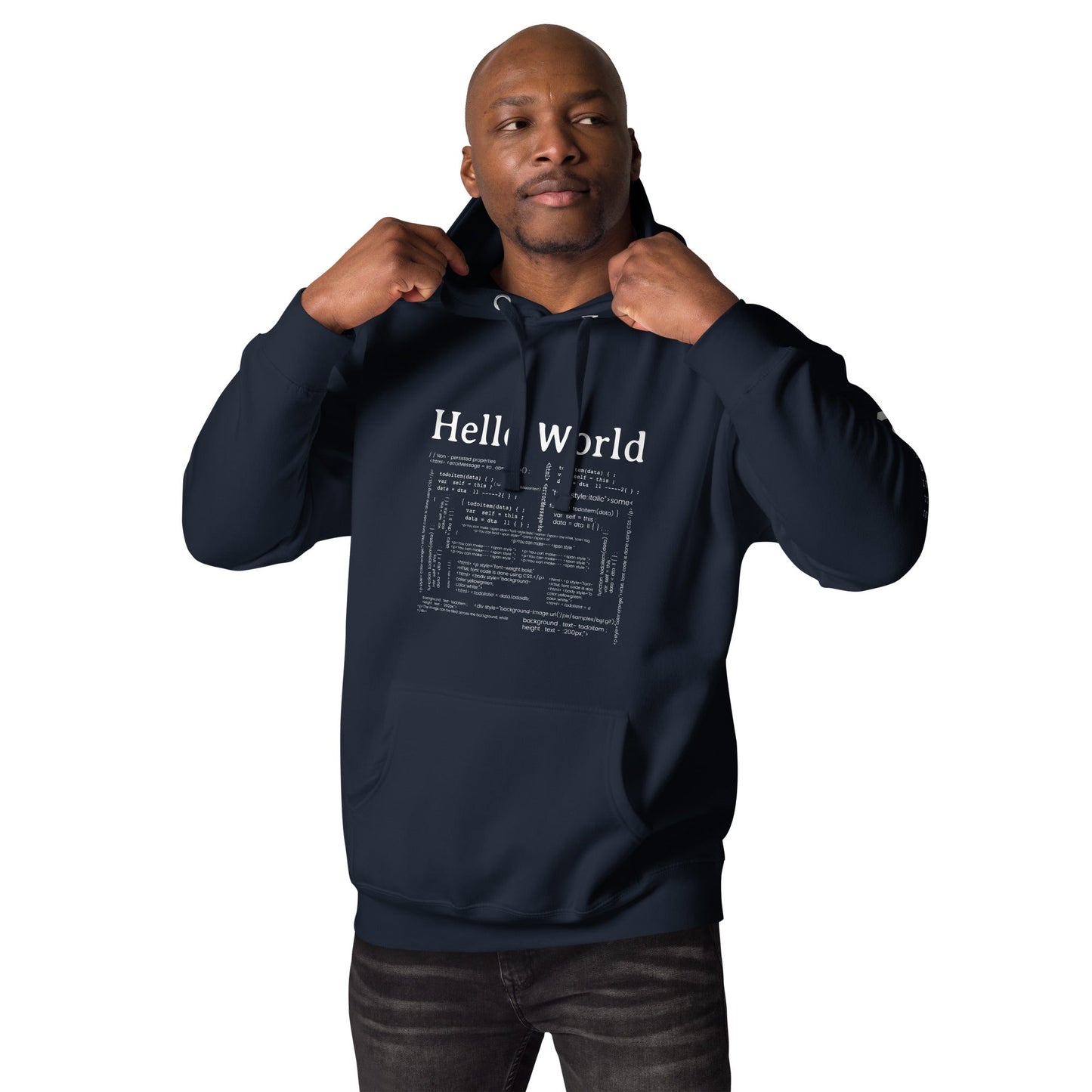 Hello World Computer Programming - Unisex Hoodie by DarkByteGear