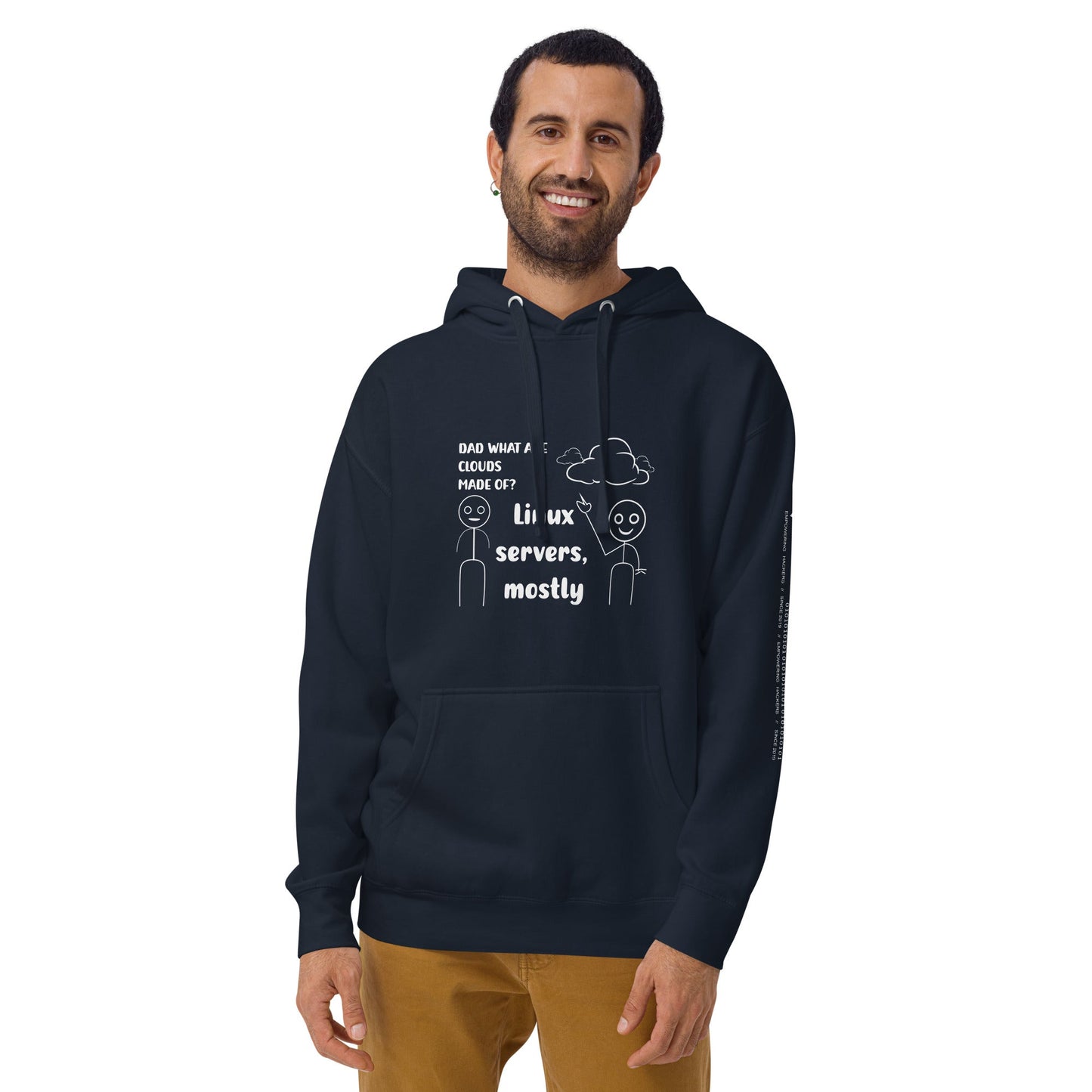 Dad, What are clouds made of - Unisex Hoodie by DarkByteGear