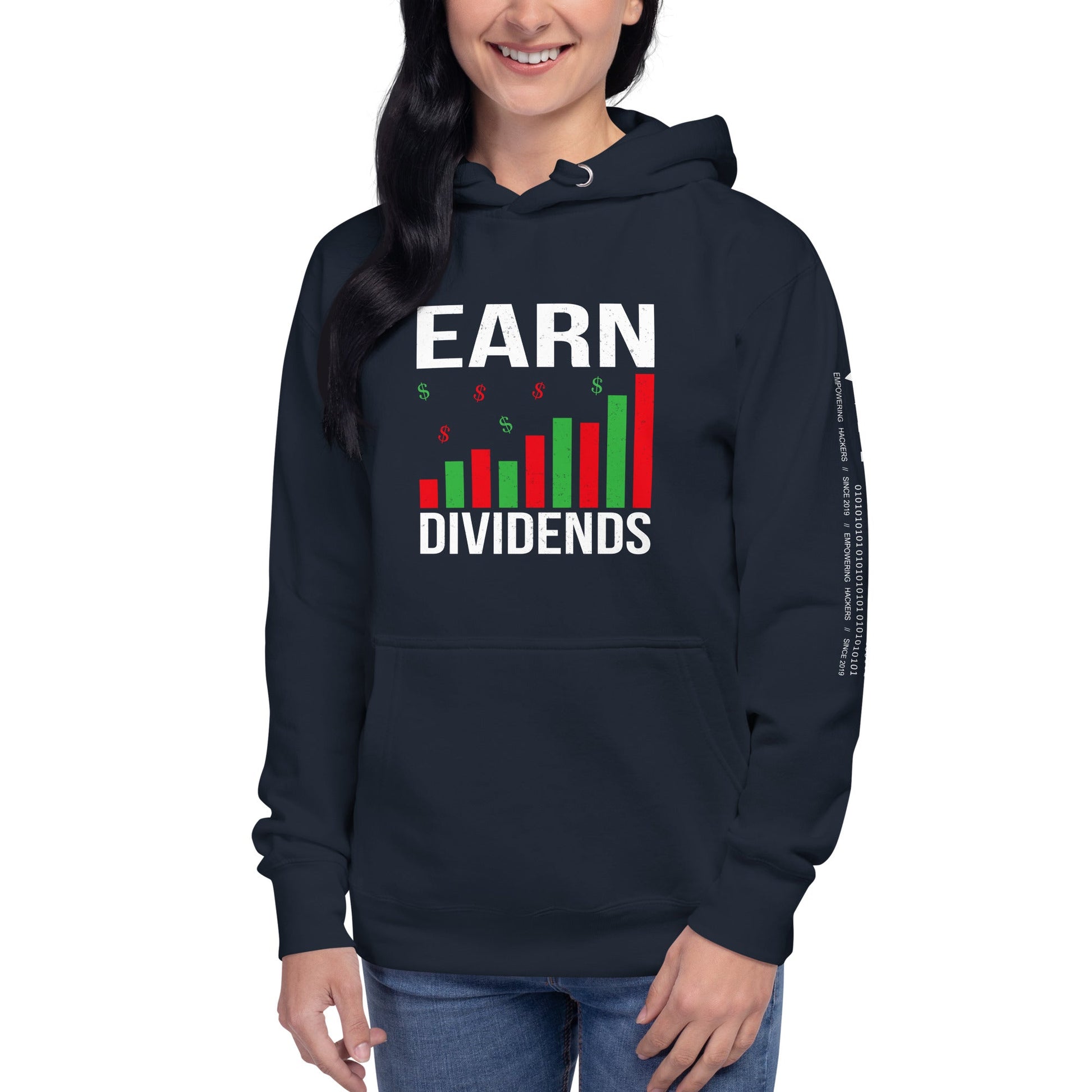 Earn Dividends - Unisex Hoodie by DarkByteGear