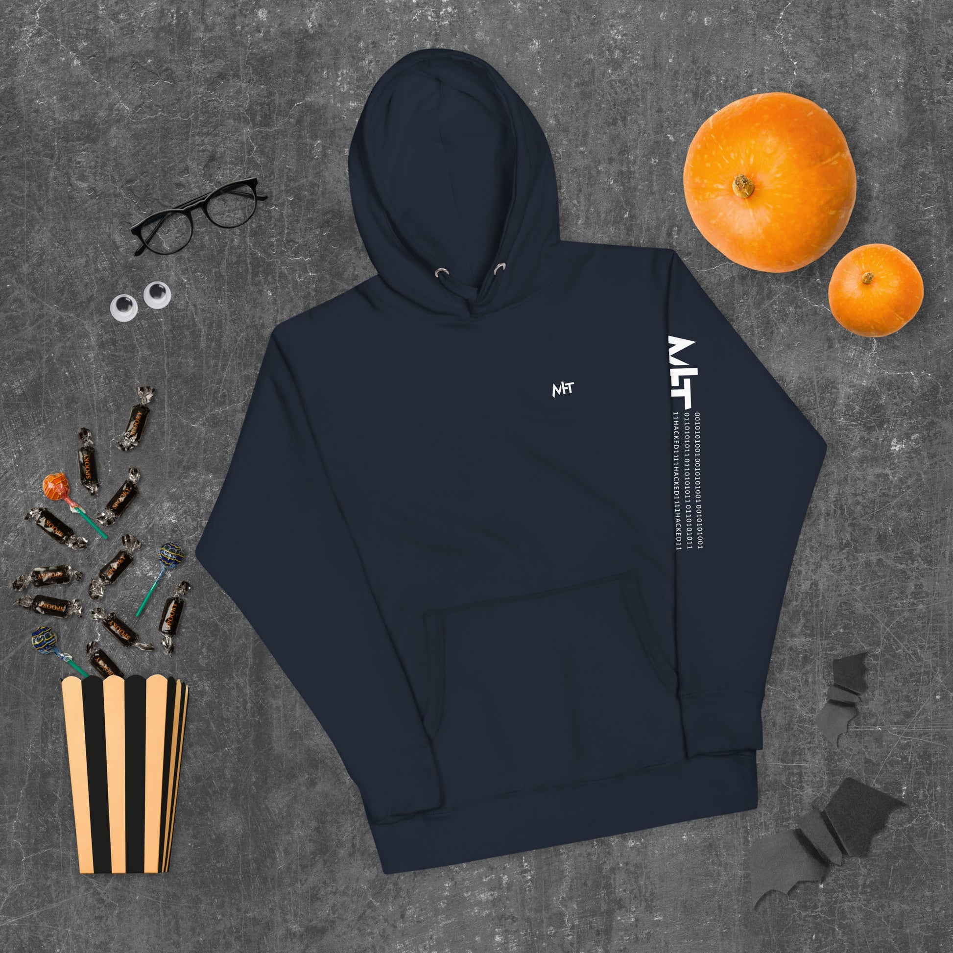I Candle Stick - Unisex Hoodie ( Back Print ) by DarkByteGear