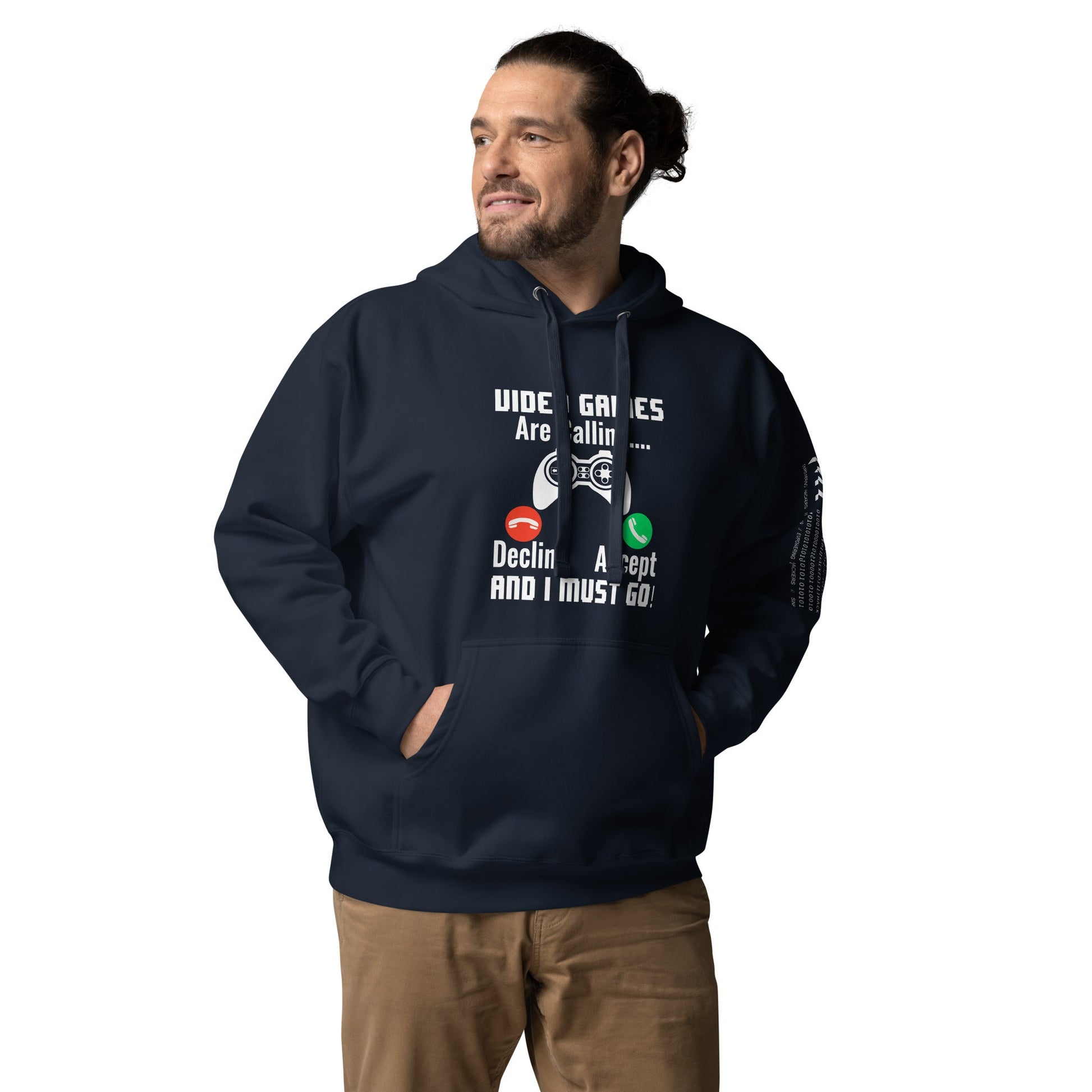 Video Games are Calling and I must Go Rima 18 - Unisex Hoodie by DarkByteGear