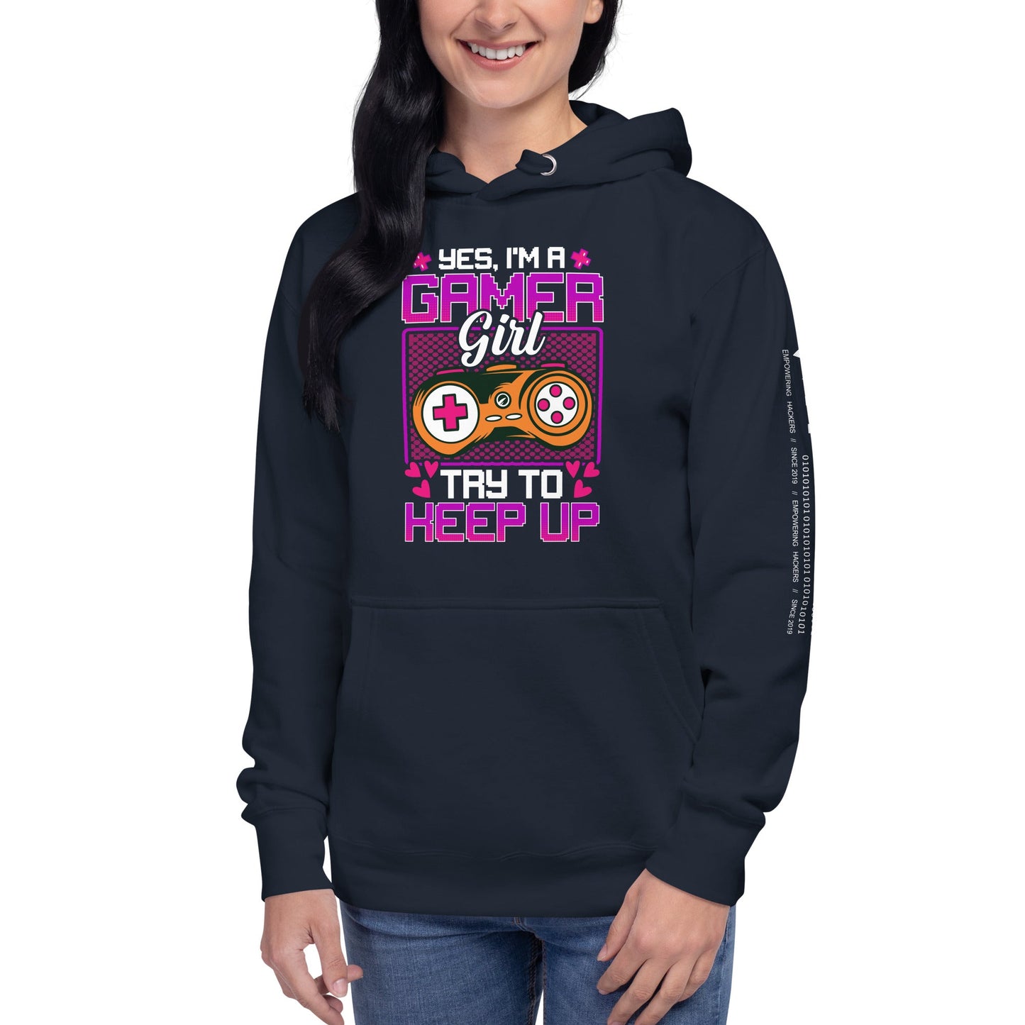 Yes, I'm a Gamer Girl try to Keep Up Shagor - Unisex Hoodie by DarkByteGear