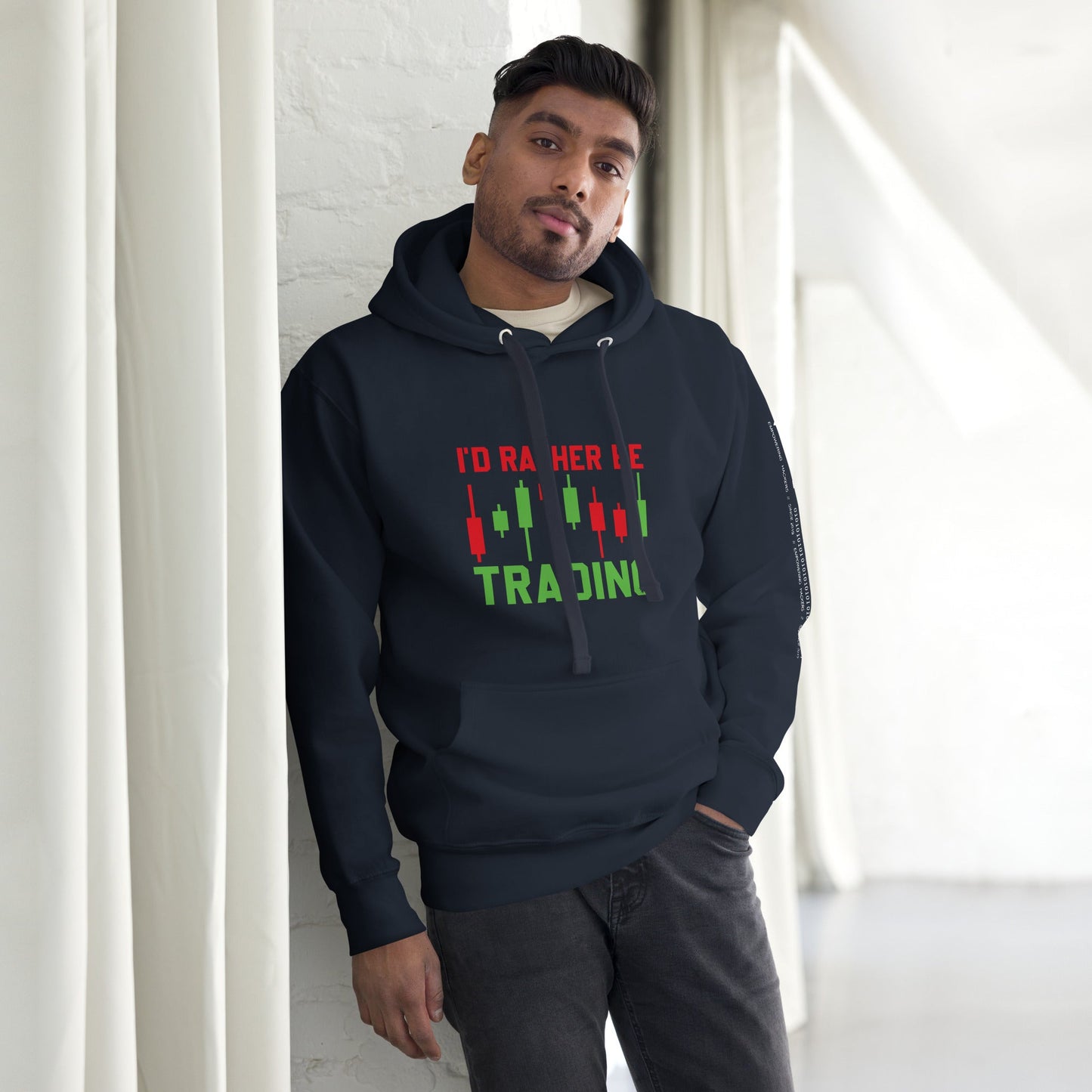 I'd rater be Trading ( Tanvir ) - Unisex Hoodie by DarkByteGear