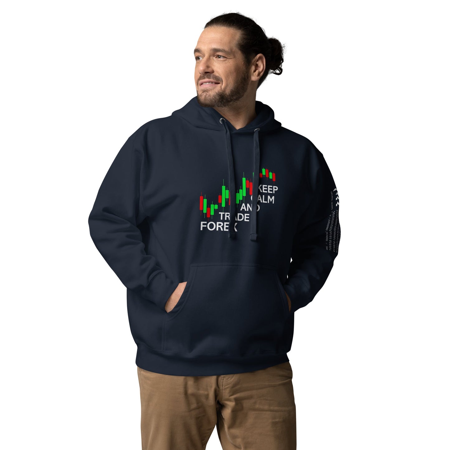 Keep Calm and Trade Forex - Unisex Hoodie by DarkByteGear