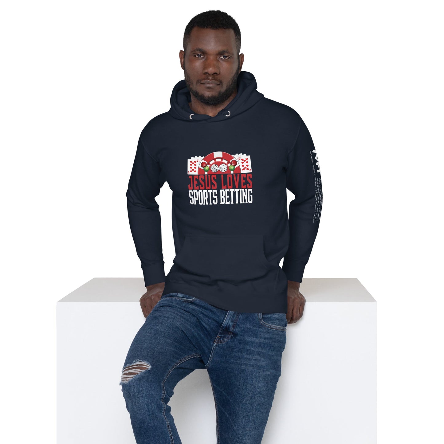 Jesus Loves Sports Betting - Unisex Hoodie by DarkByteGear