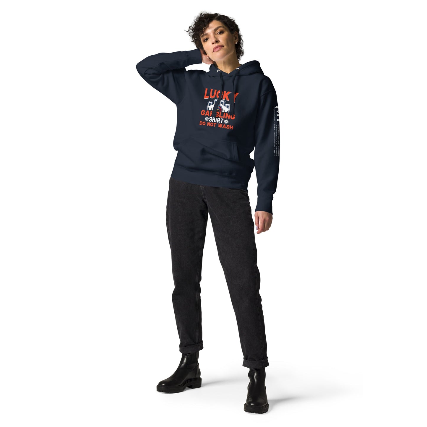 Lucky Gambling Shirt: Do Not Wash - Unisex Hoodie by DarkByteGear