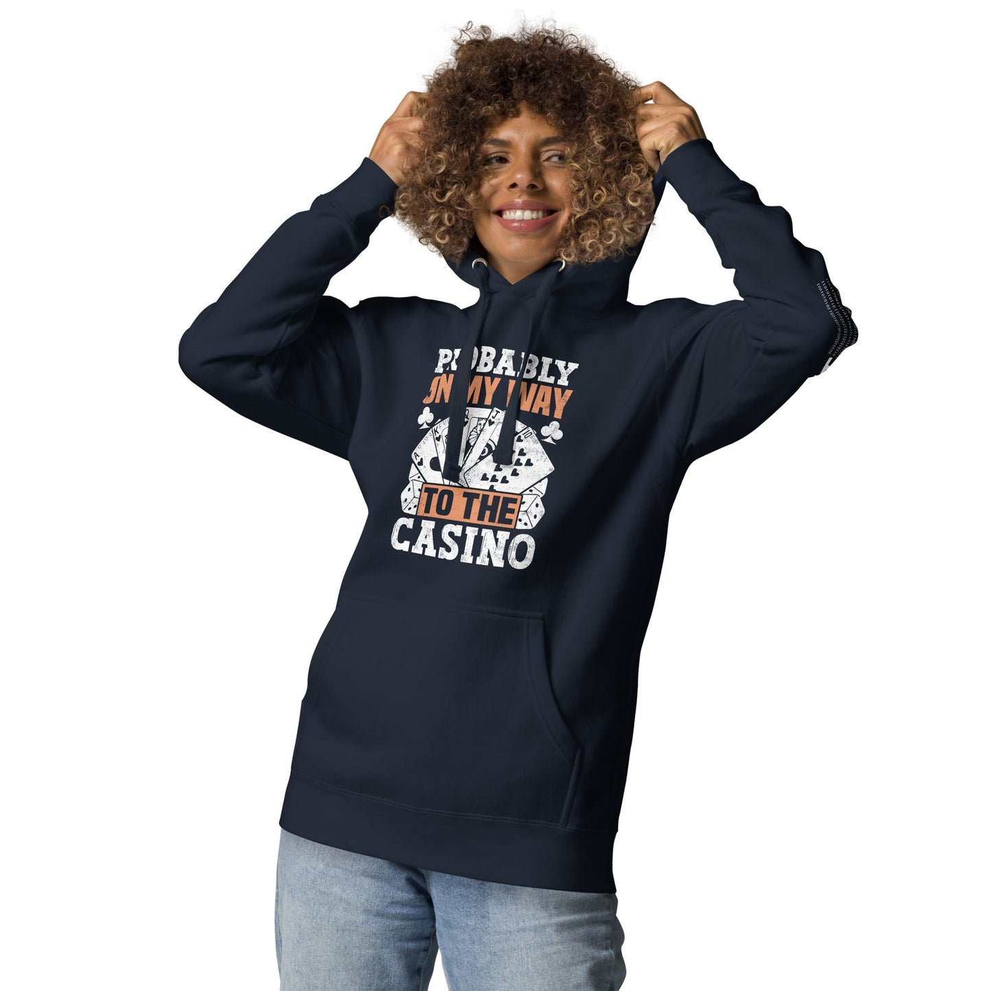 Probably, my way to the Casino - Unisex Hoodie by DarkByteGear