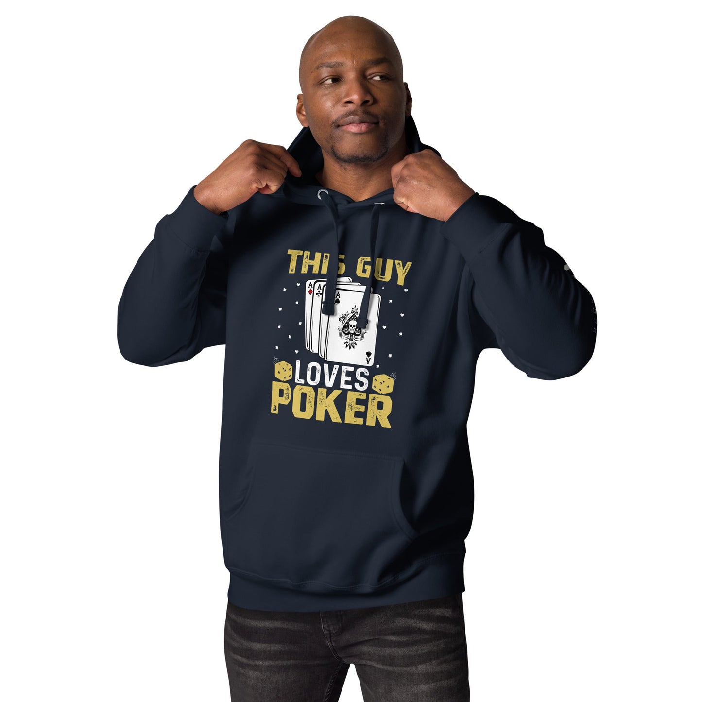 This Guy Loves Poker - Unisex Hoodie by DarkByteGear