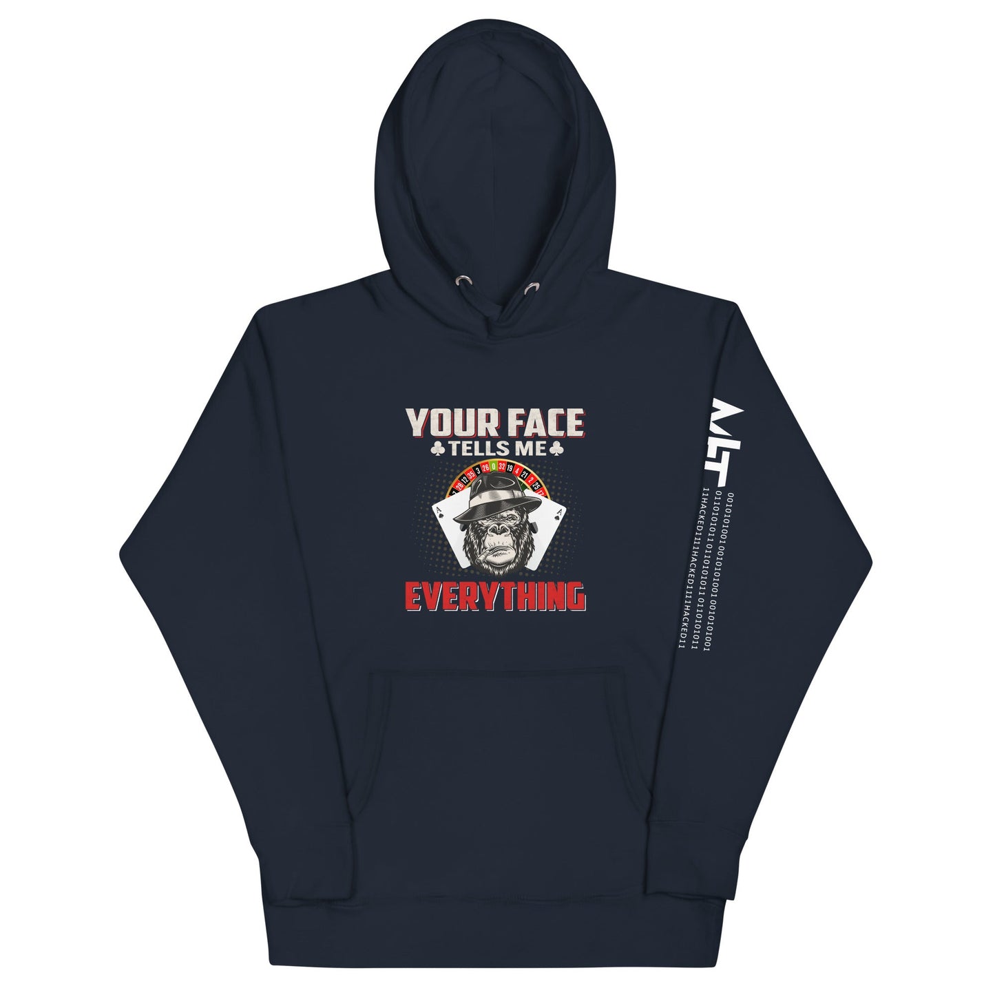 Your Face Tells me Everything - Unisex Hoodie by DarkByteGear