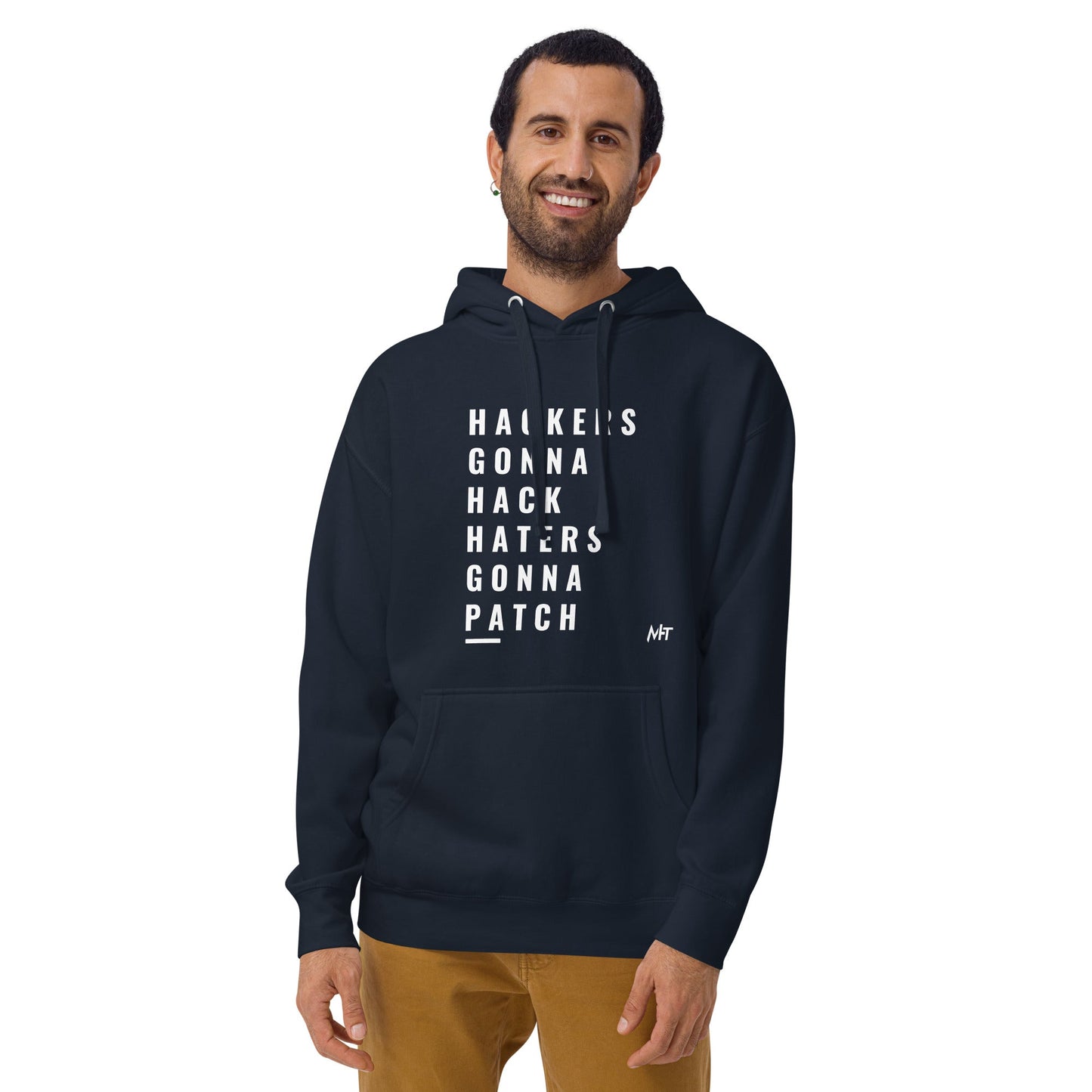 Hackers Gonna Hack: Haters Gonna Patch - Unisex Hoodie by DarkByteGear