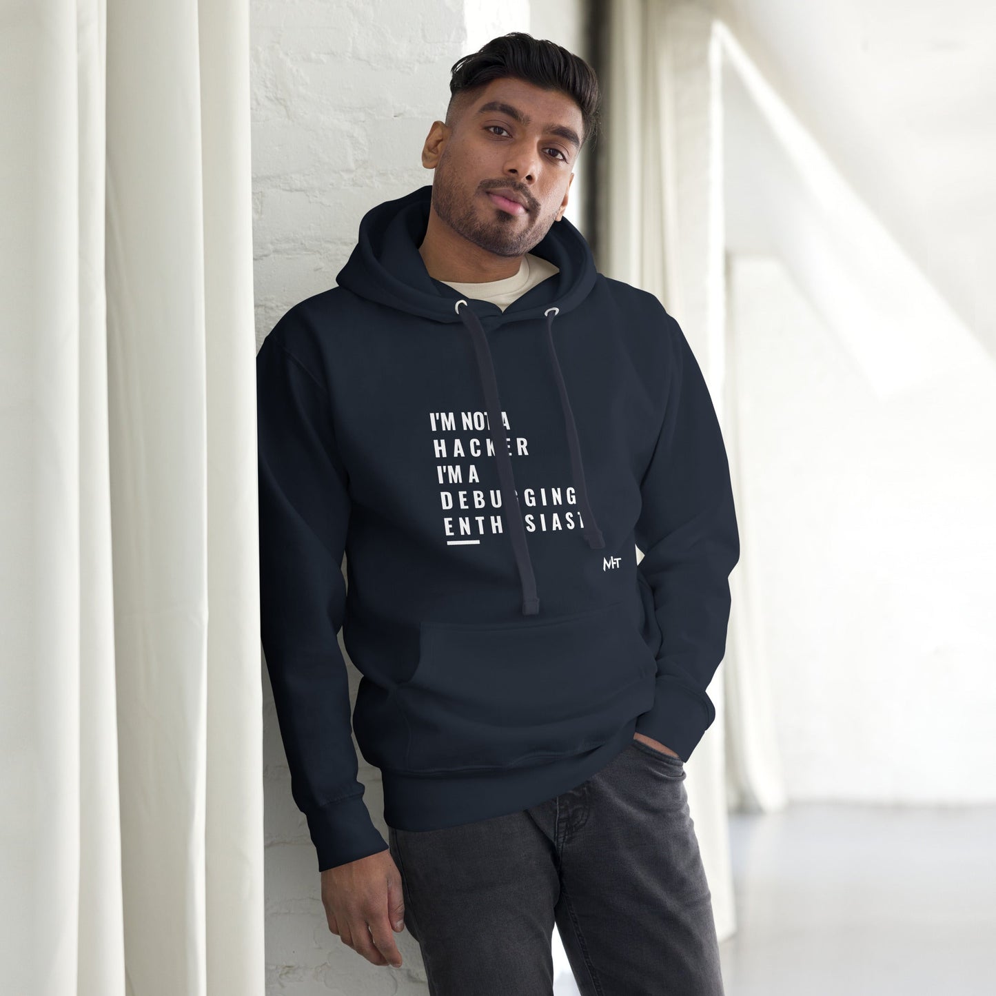 I'm not a Hacker: I'm a Debugging Enthusiast - Unisex Hoodie by DarkByteGear