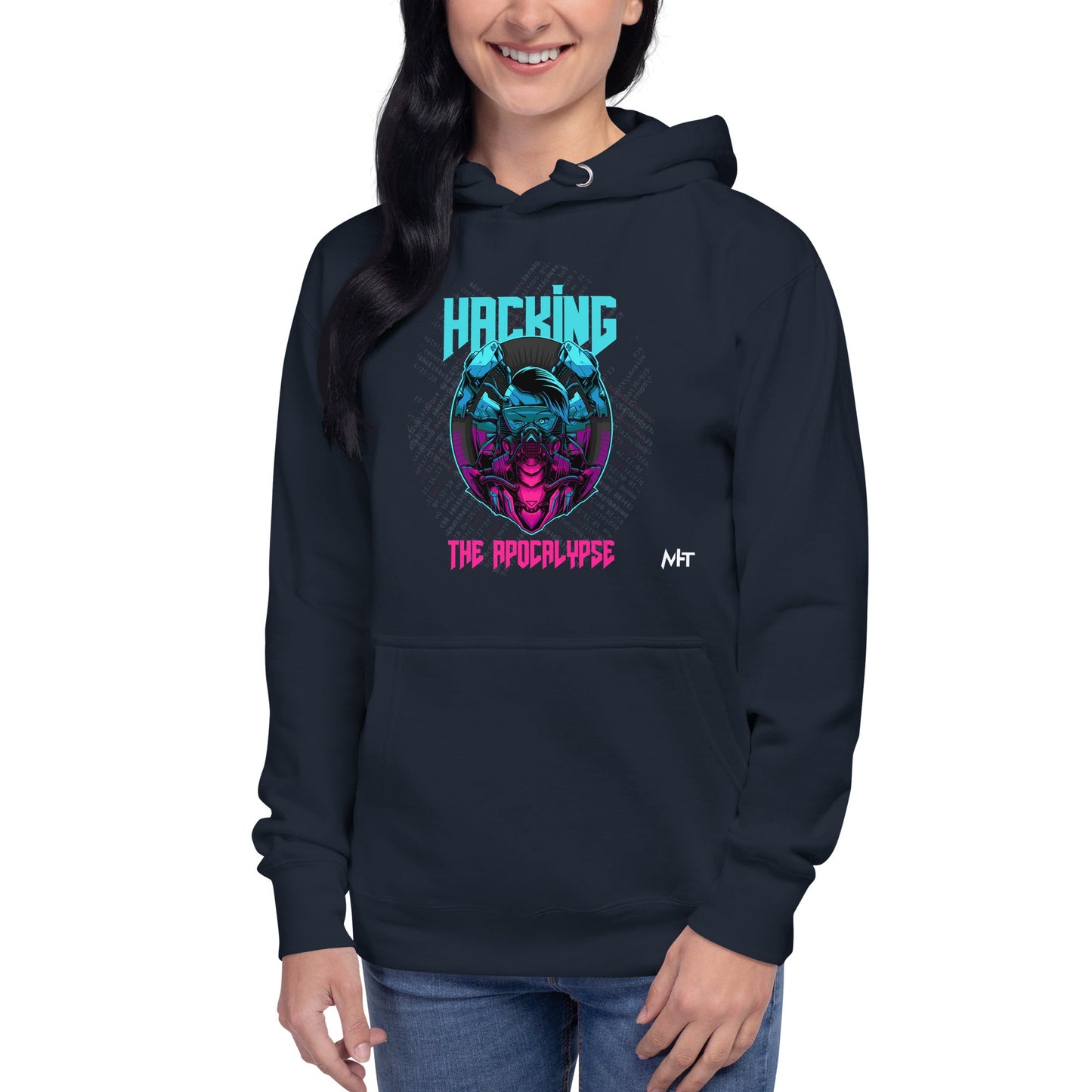 Hacking the apocalypse V2 - Unisex Hoodie by DarkByteGear