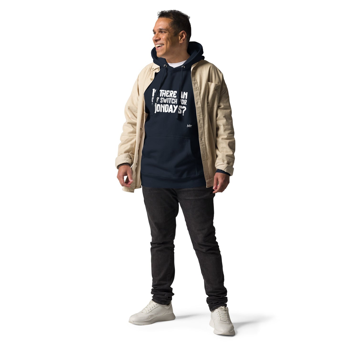 Is there an OFF switch for Mondays? - Unisex Hoodie by DarkByteGear