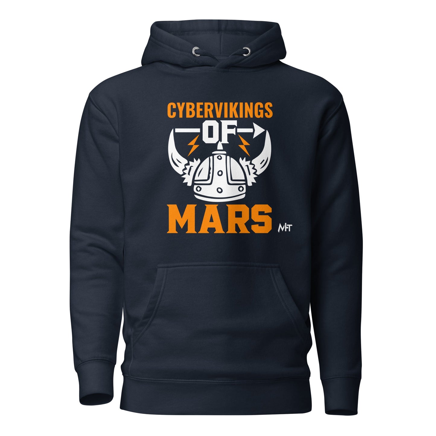 Cyberviking of Mars - Unisex Hoodie by DarkByteGear