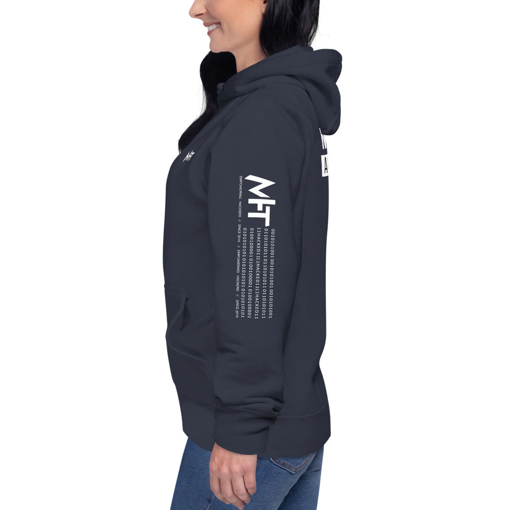 No, I will not ACK your SYN - Unisex Hoodie (back print) by DarkByteGear