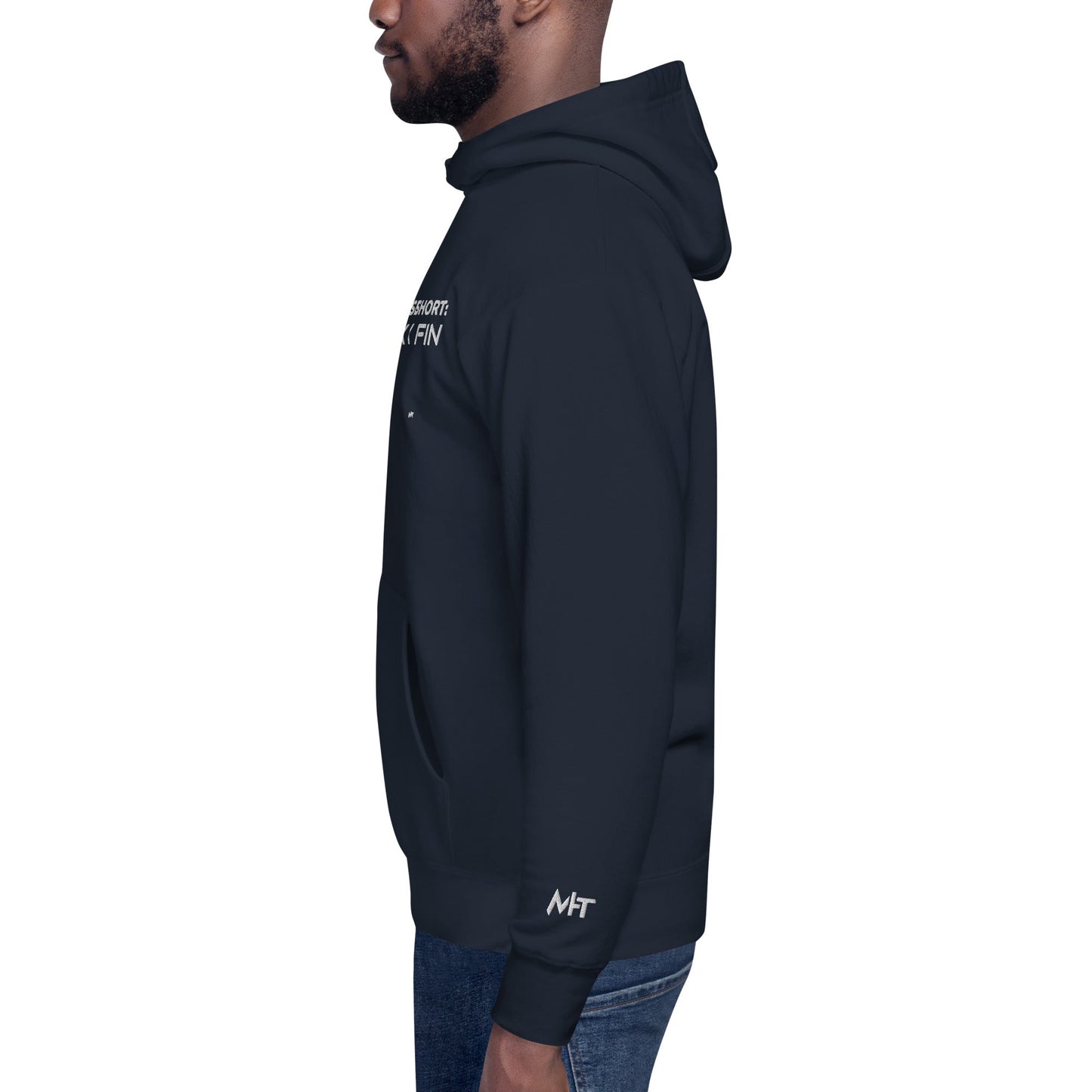 Long story short - Syn Ack Fin - Unisex Hoodie (Embroidery) by DarkByteGear