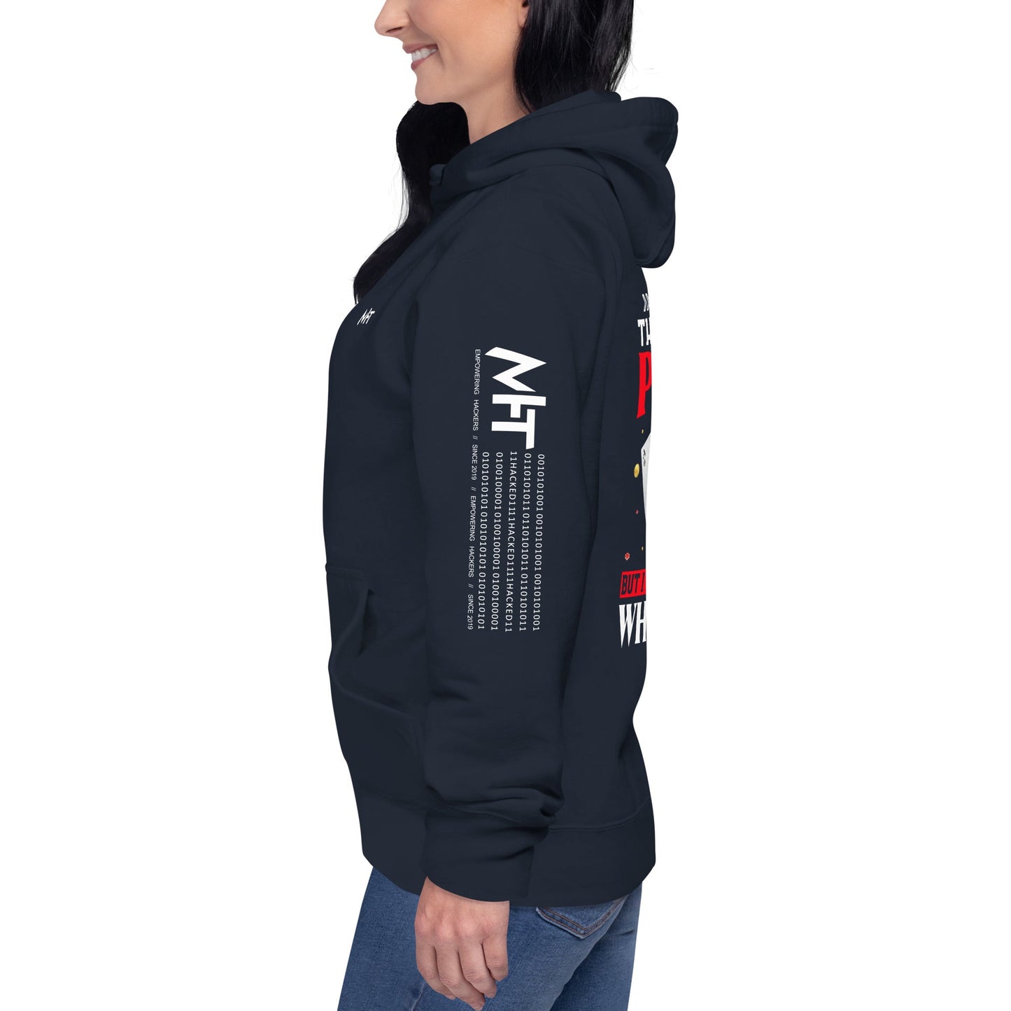 Usually I Like Most of the People But I Hate everyone who Folds - Unisex Hoodie ( Back Print ) by DarkByteGear