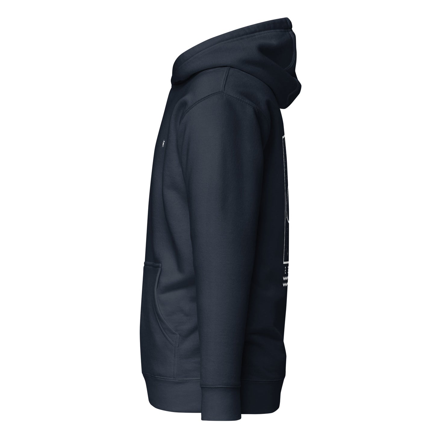 1 2 3 4 5 - Unisex Hoodie (back print) by DarkByteGear