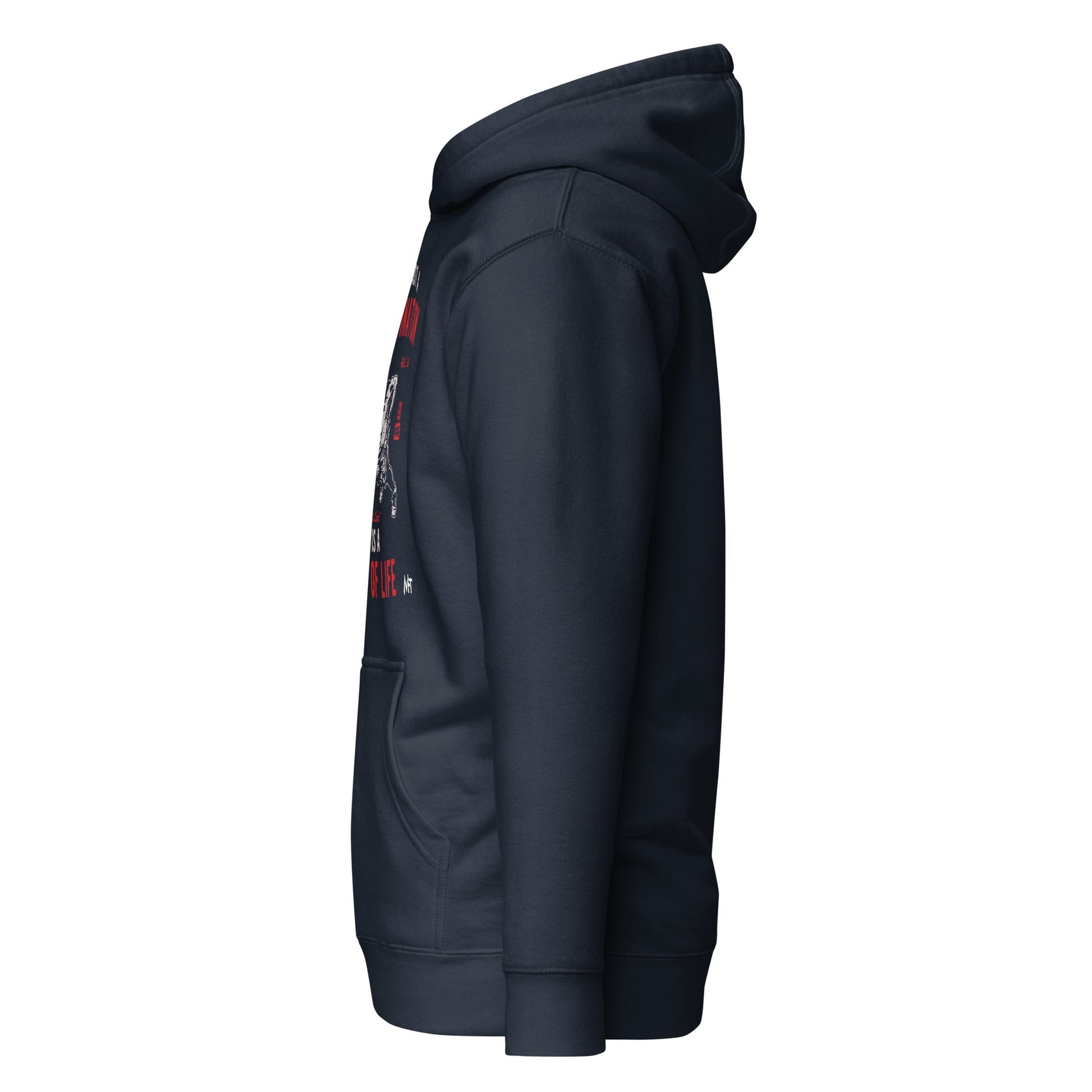 Fit is not a destination: it is a way of life - Unisex Hoodie by DarkByteGear