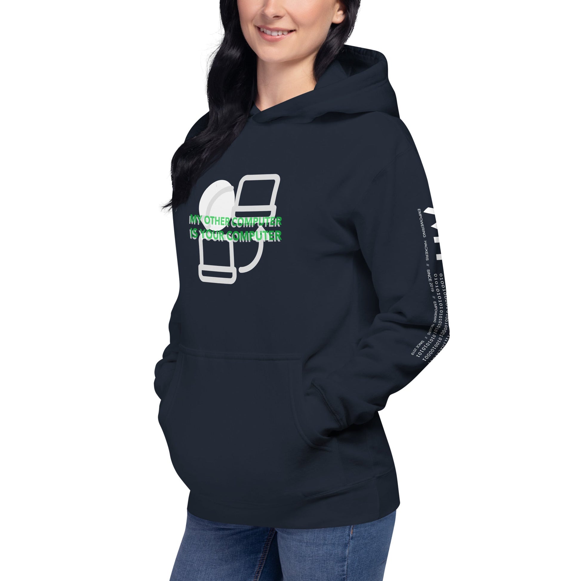 My other computer is your computer - Unisex Hoodie by DarkByteGear