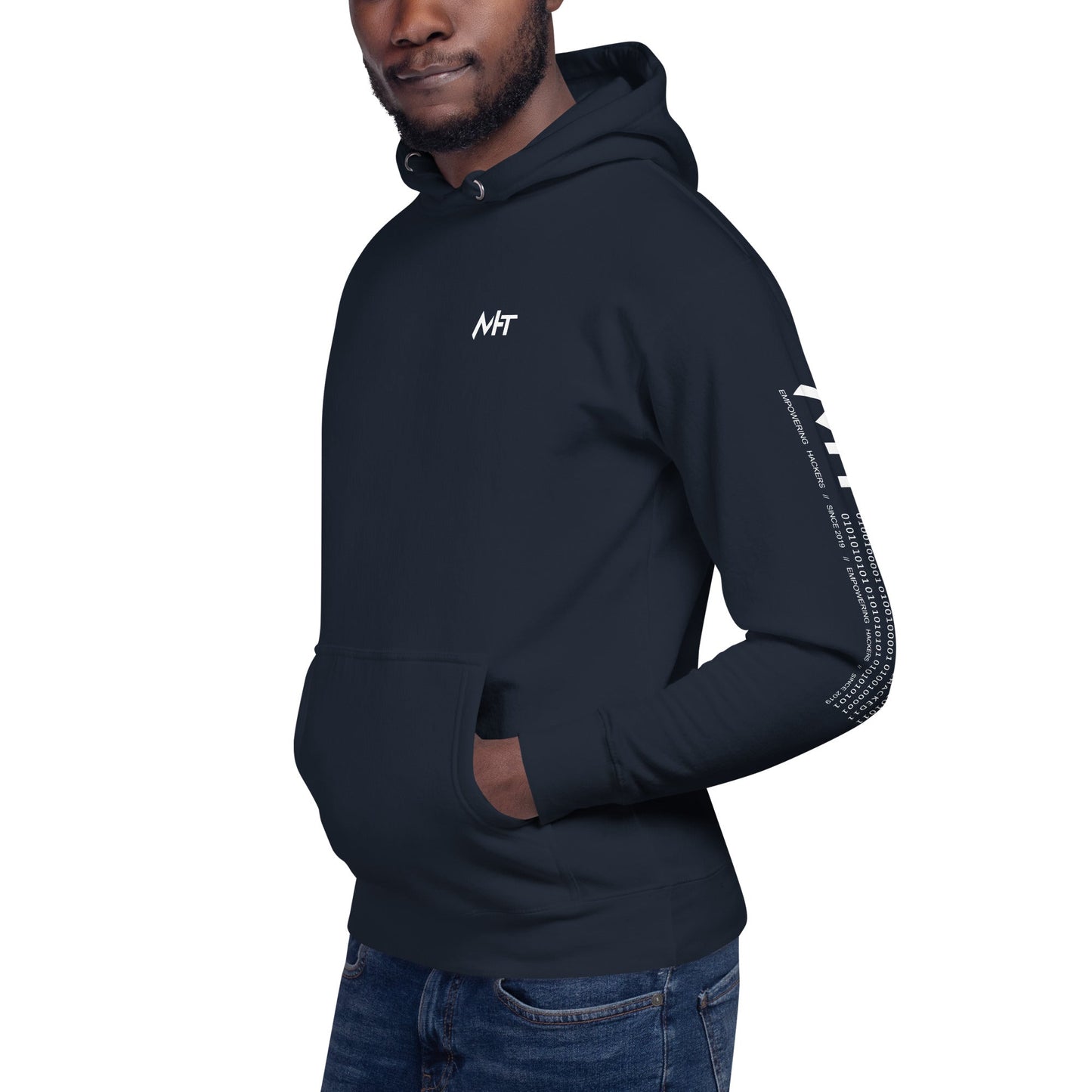 0 day v1 - Unisex Hoodie (back print) by DarkByteGear