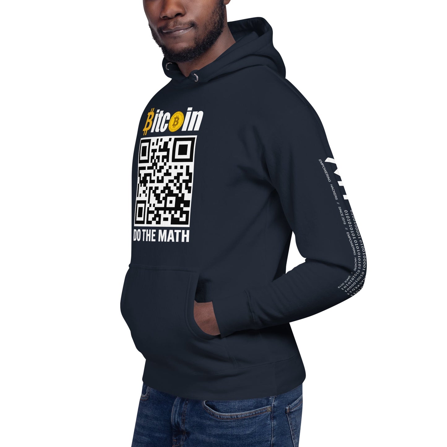 Bitcoin Do the math Unisex Hoodie by DarkByteGear