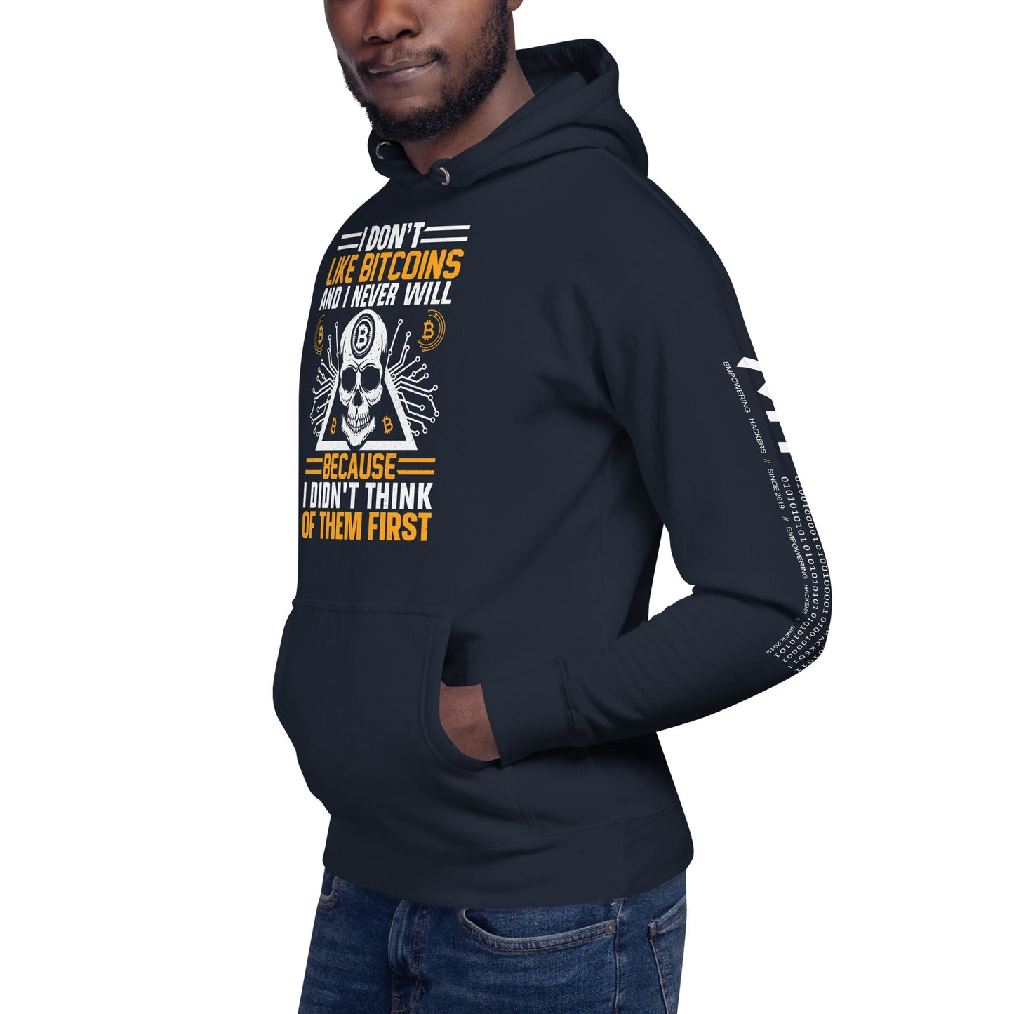 I don't Like Bitcoin and I never will Unisex Hoodie by DarkByteGear