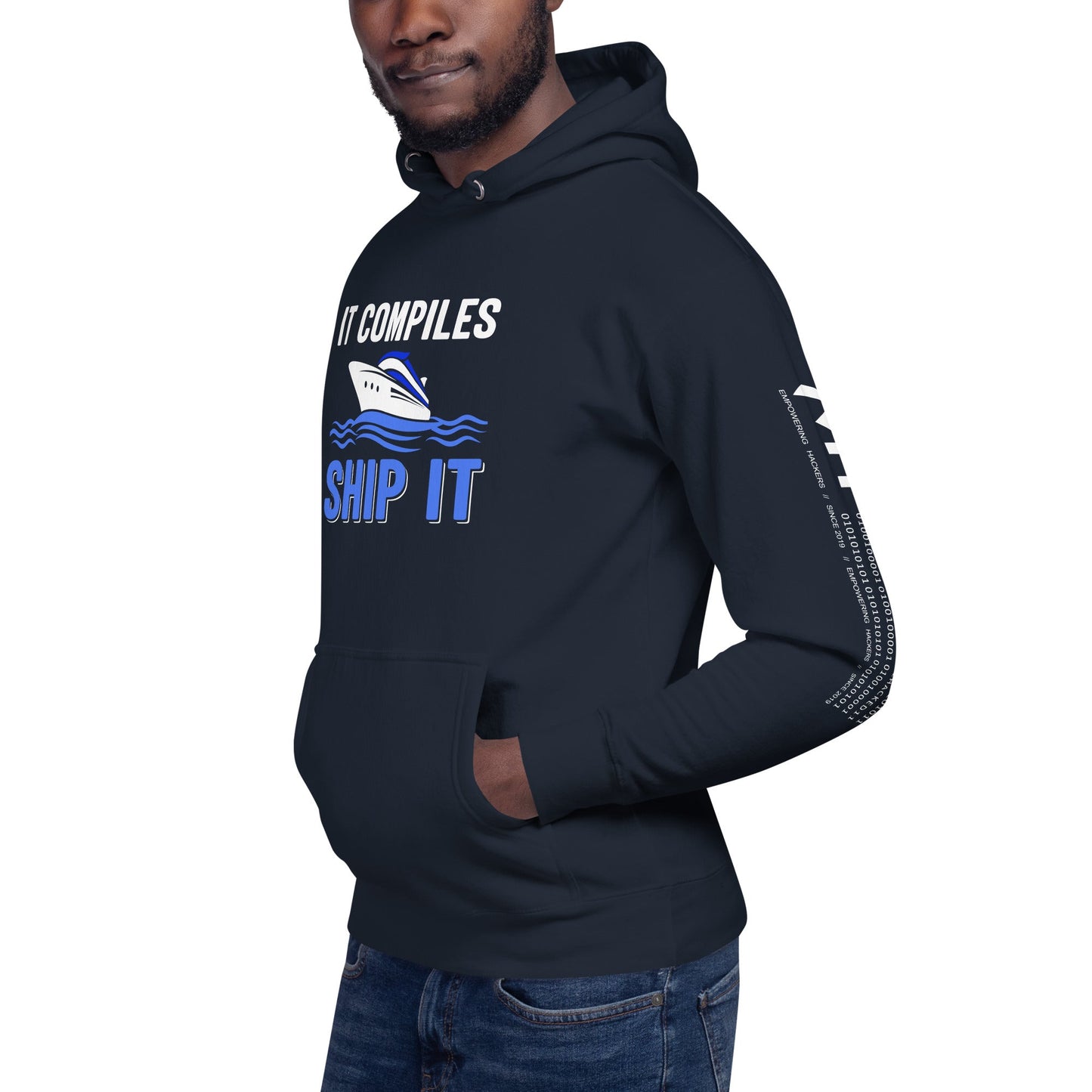 It Compiles, Ship it Unisex Hoodie by DarkByteGear