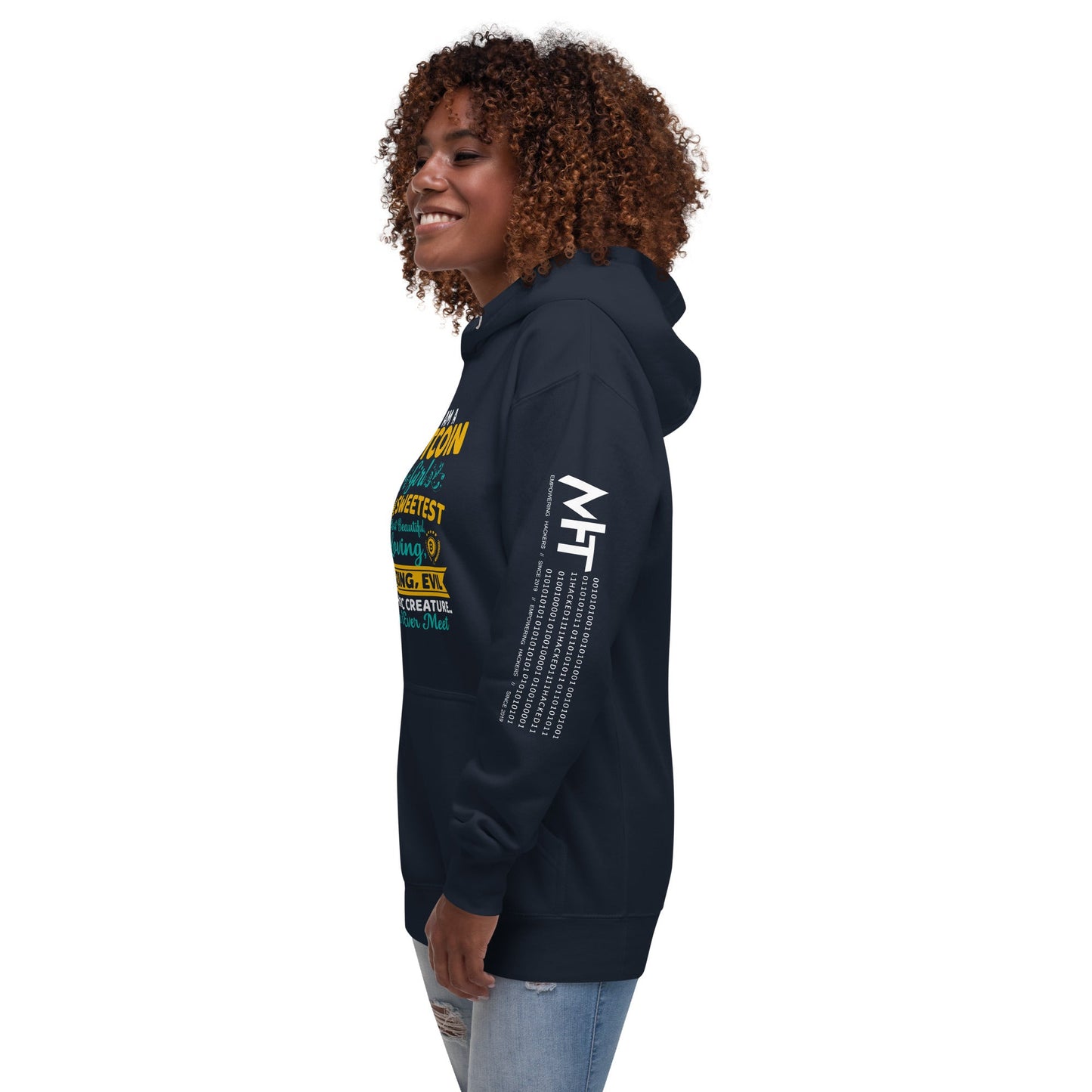 I am a Bitcoin Girl, the sweetest - Unisex Hoodie by DarkByteGear
