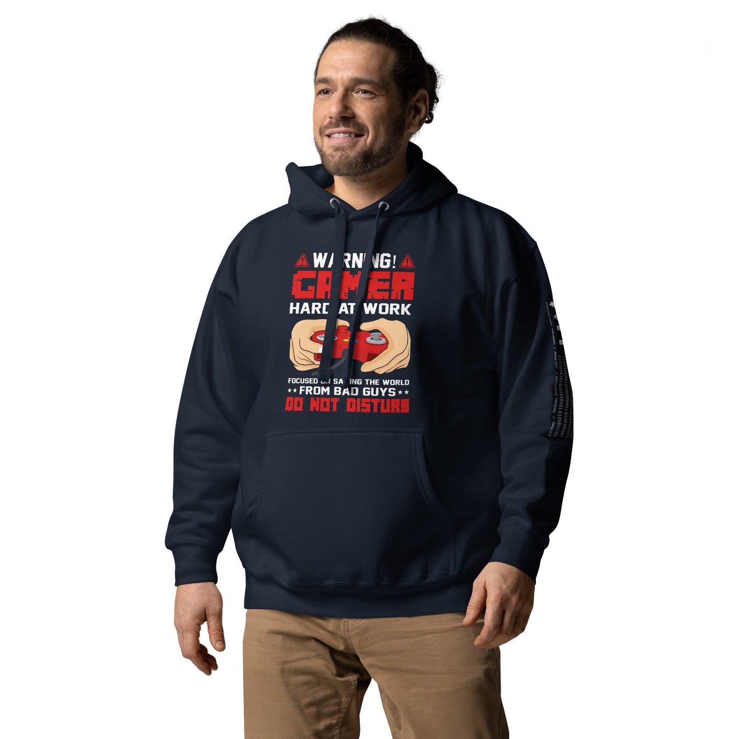 Gamer Hard at Work, Do not Disturb - Unisex Hoodie by DarkByteGear