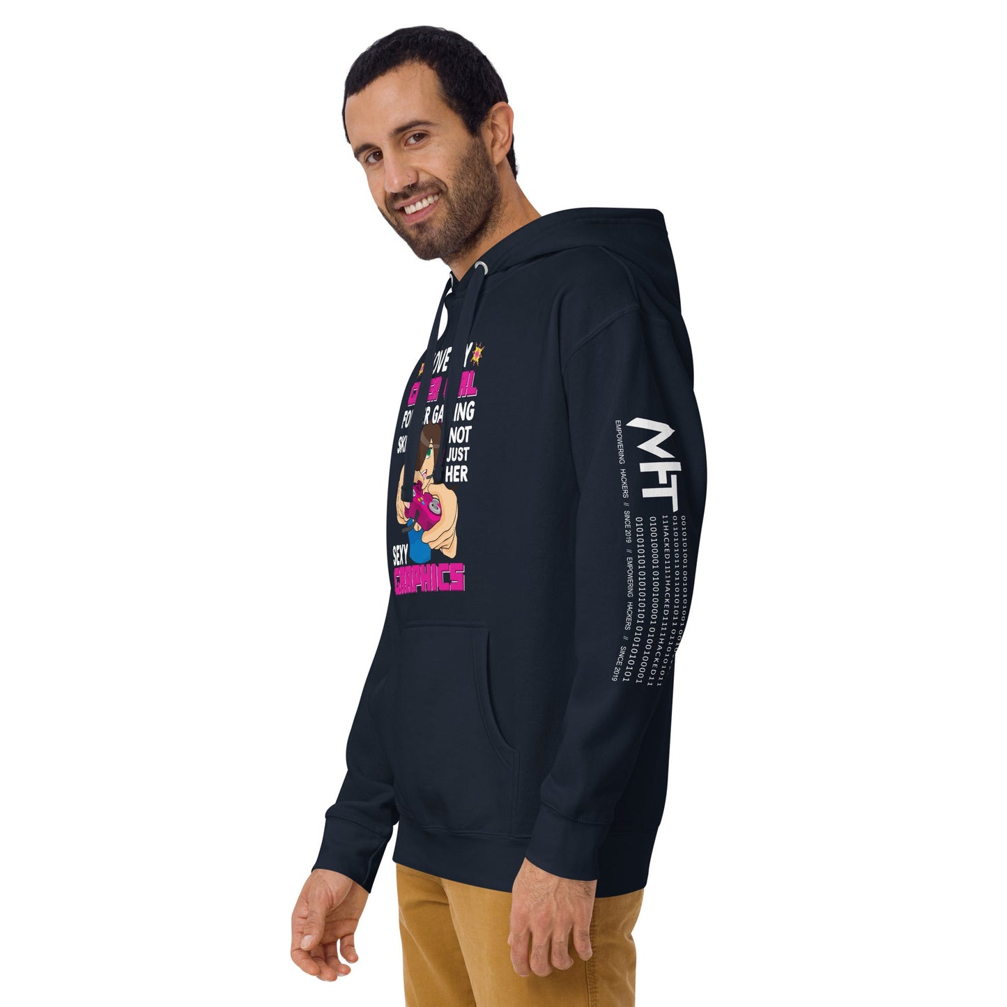 I Love my Gamer Girl for her gaming skill - Unisex Hoodie by DarkByteGear