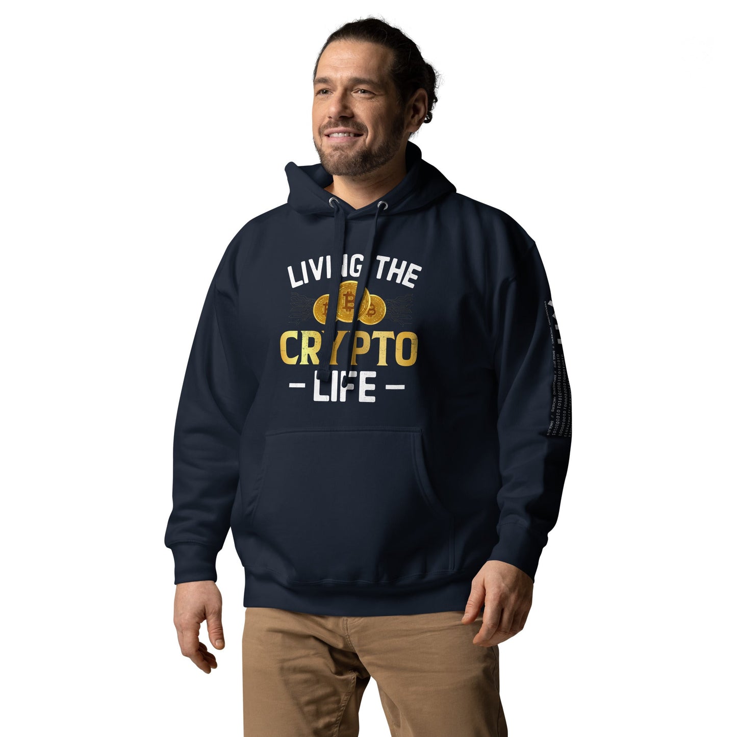 Living the Crypto Life - Unisex Hoodie by DarkByteGear