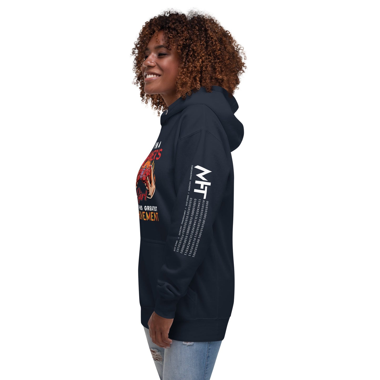 I am a Gamer's girl, I am his Greatest Achievement - Unisex Hoodie by DarkByteGear