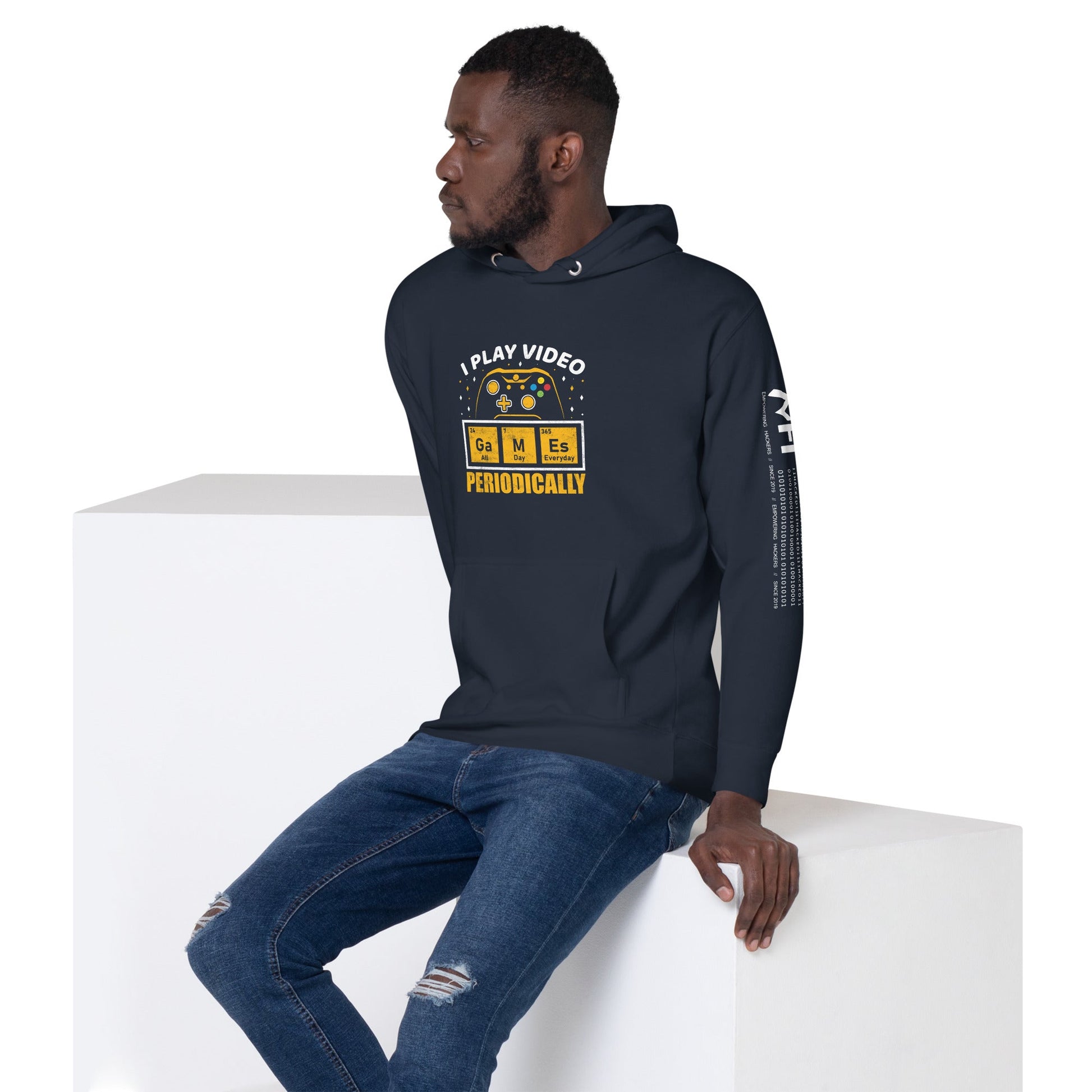 I Play Videogames Periodically - Unisex Hoodie by DarkByteGear