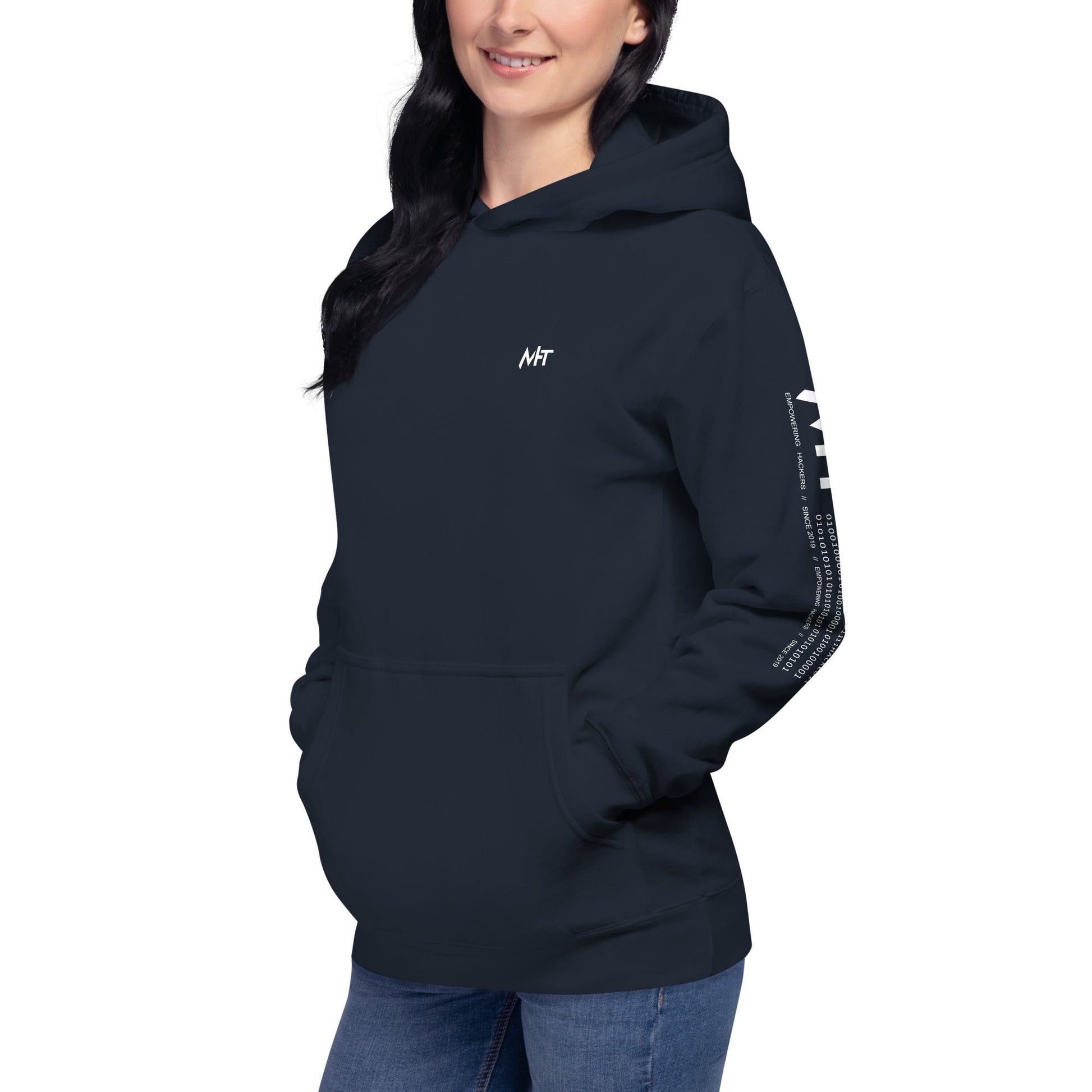 Earn Dividends - Unisex Hoodie ( Back Print ) by DarkByteGear