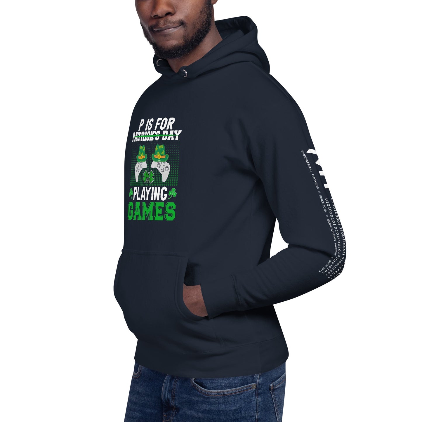 P is for "Playing Games" - Unisex Hoodie by DarkByteGear