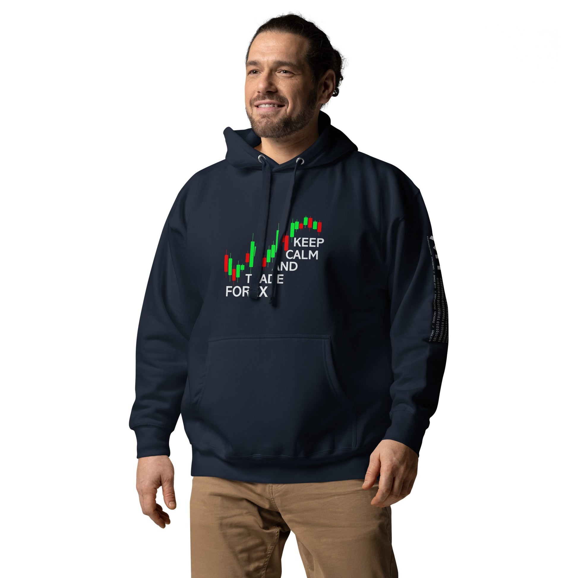 Keep Calm and Trade Forex - Unisex Hoodie by DarkByteGear