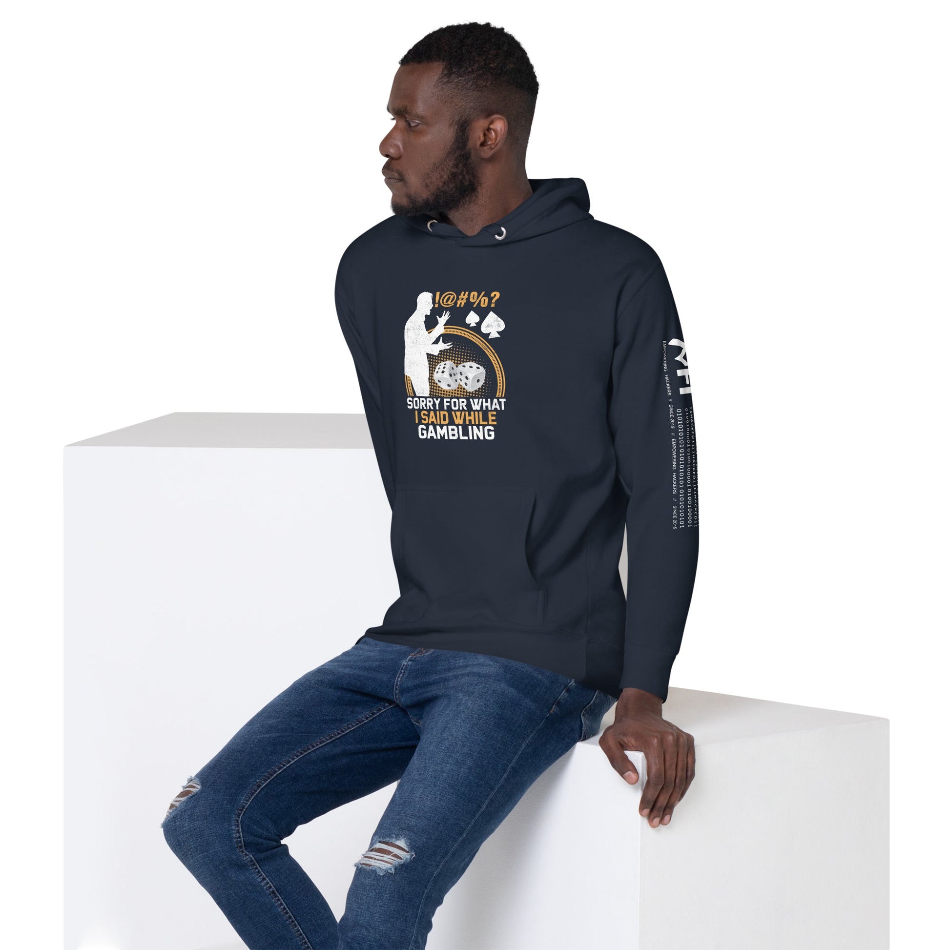 Sorry for what I Said while Gambling - Unisex Hoodie by DarkByteGear