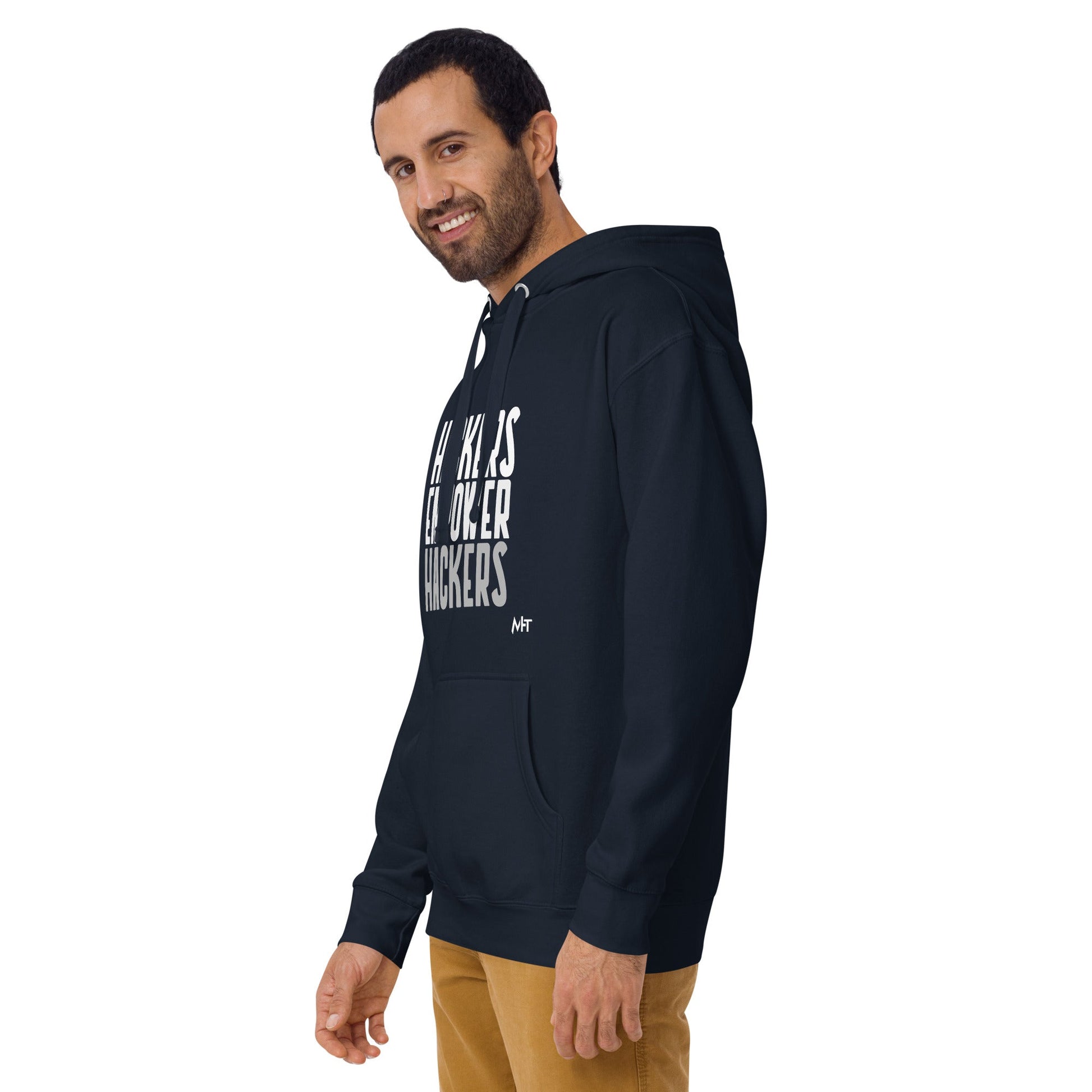 Hackers Empower Hackers - Unisex Hoodie by DarkByteGear