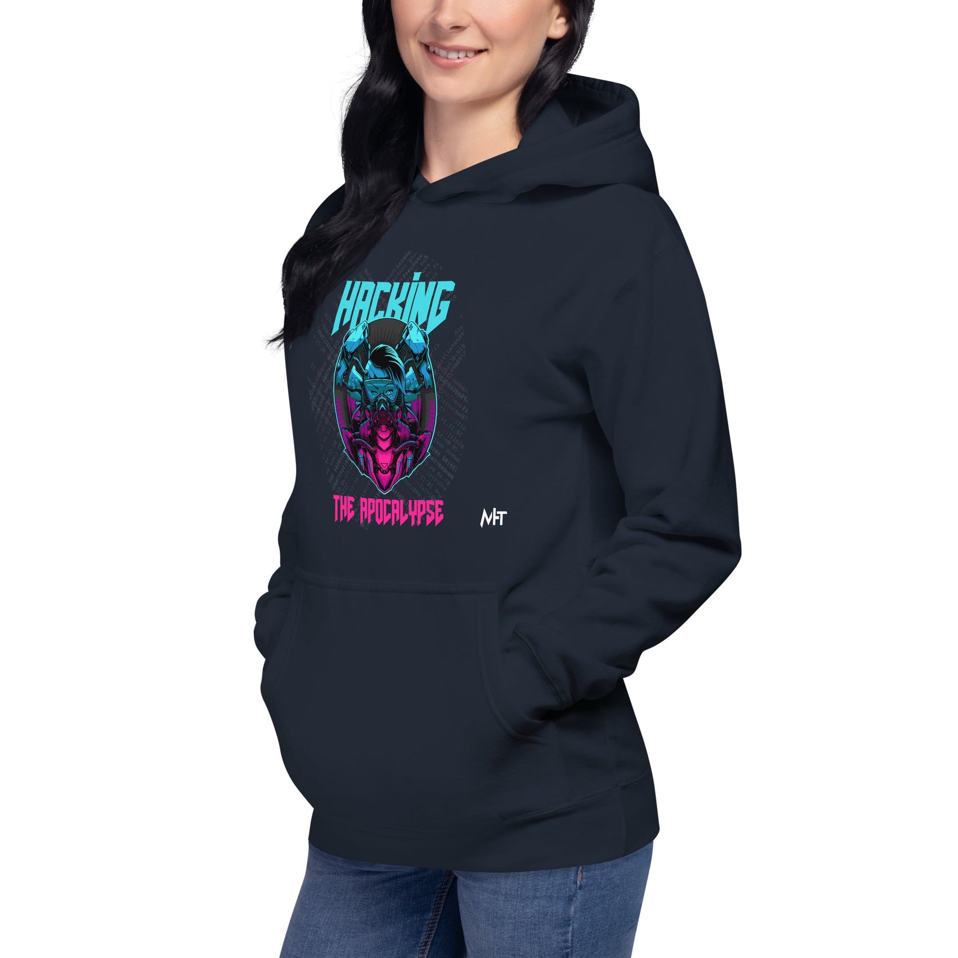 Hacking the apocalypse V2 - Unisex Hoodie by DarkByteGear