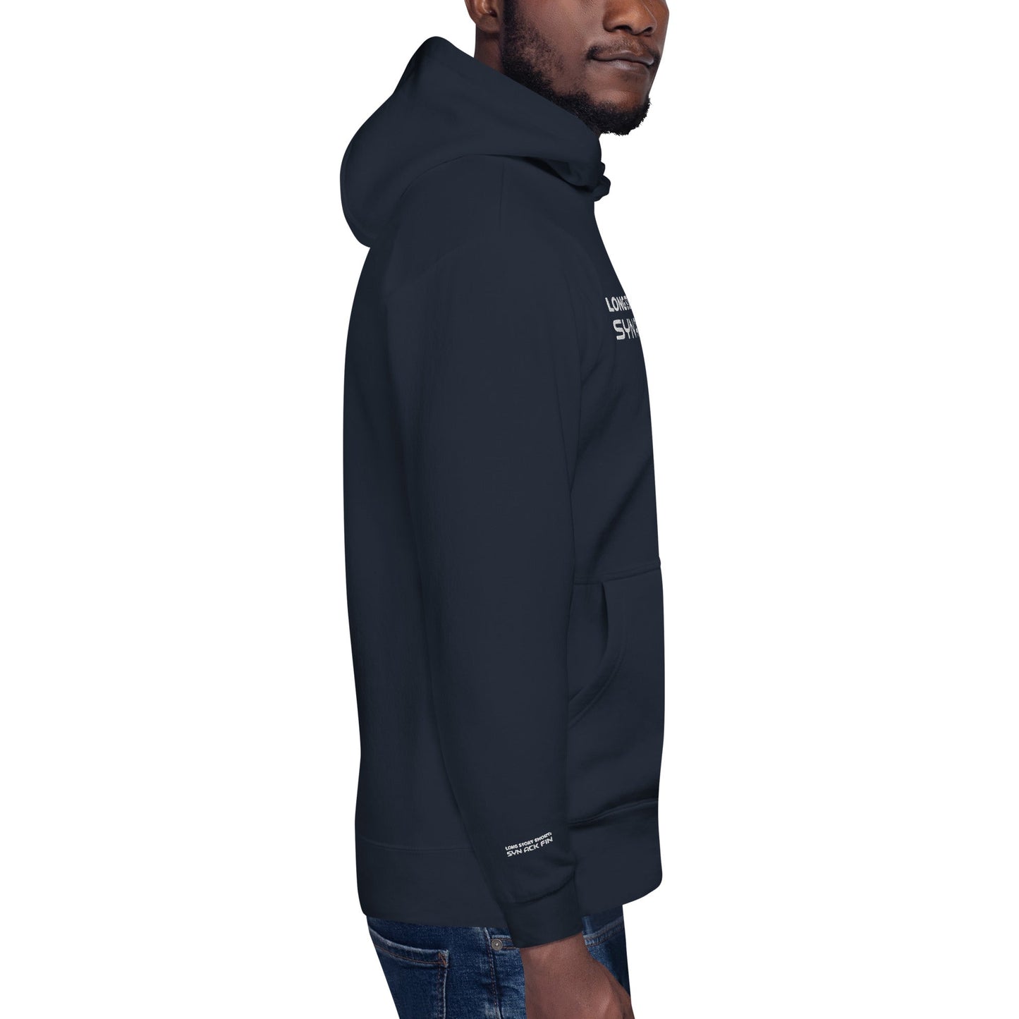 Long story short - Syn Ack Fin - Unisex Hoodie (Embroidery) by DarkByteGear