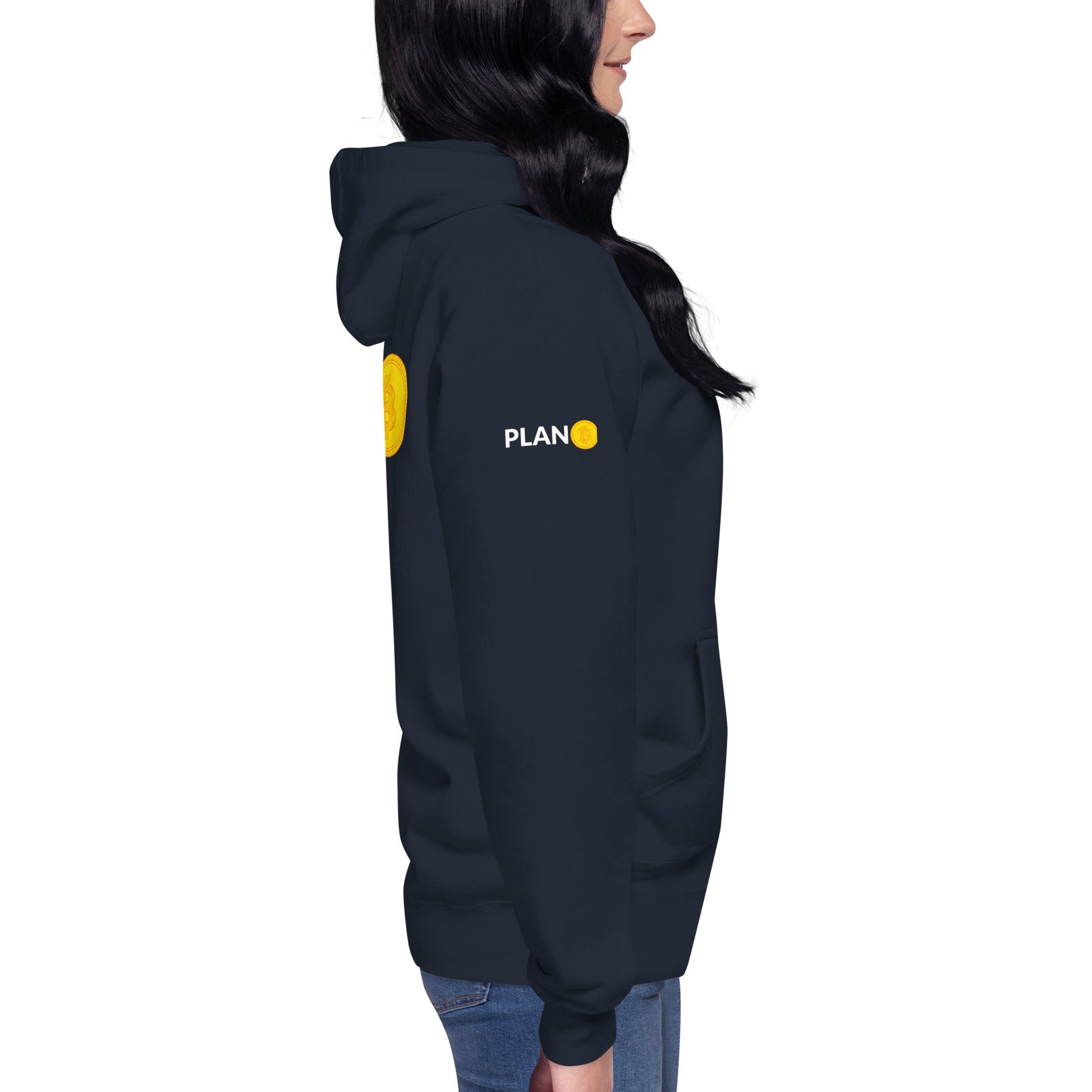 Plan B - Unisex Hoodie (Back Print) by DarkByteGear