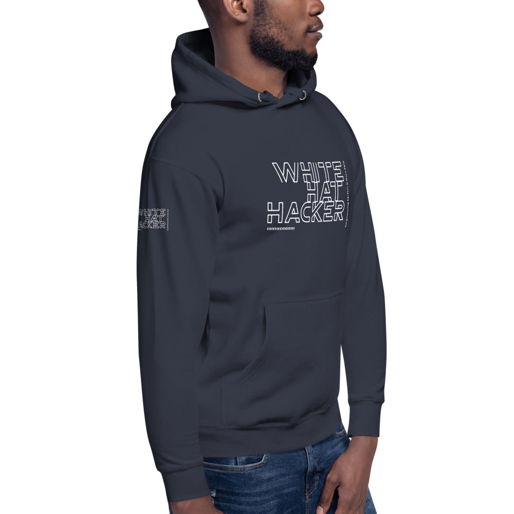 White Hat Hacker - Unisex Hoodie by DarkByteGear