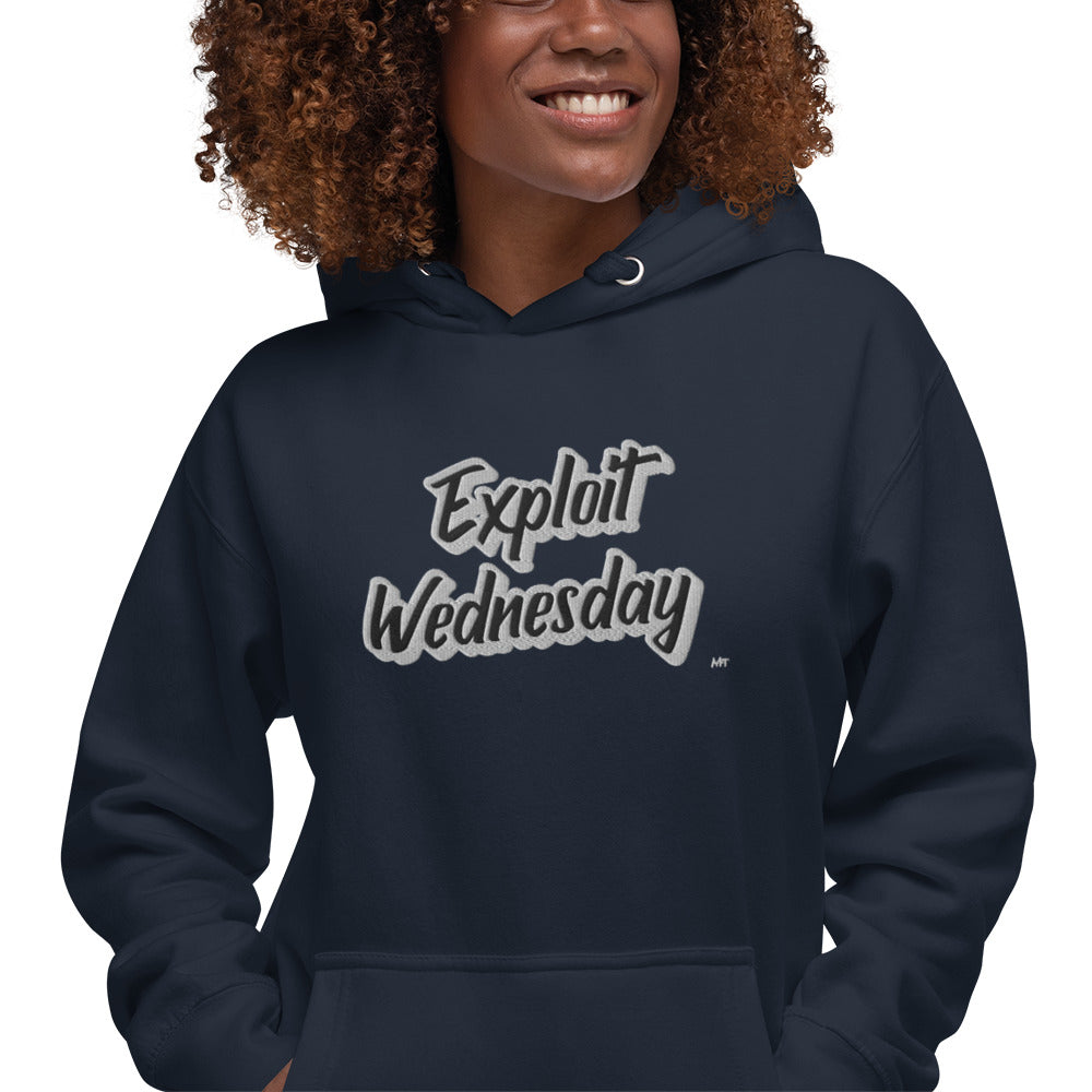 Exploit Wednesday - Unisex Hoodie (embroidered) by DarkByteGear