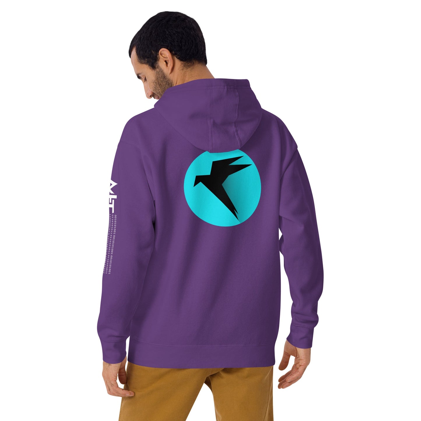 Parrot OS - The operating system for Hackers - Unisex Hoodie (back print) by DarkByteGear